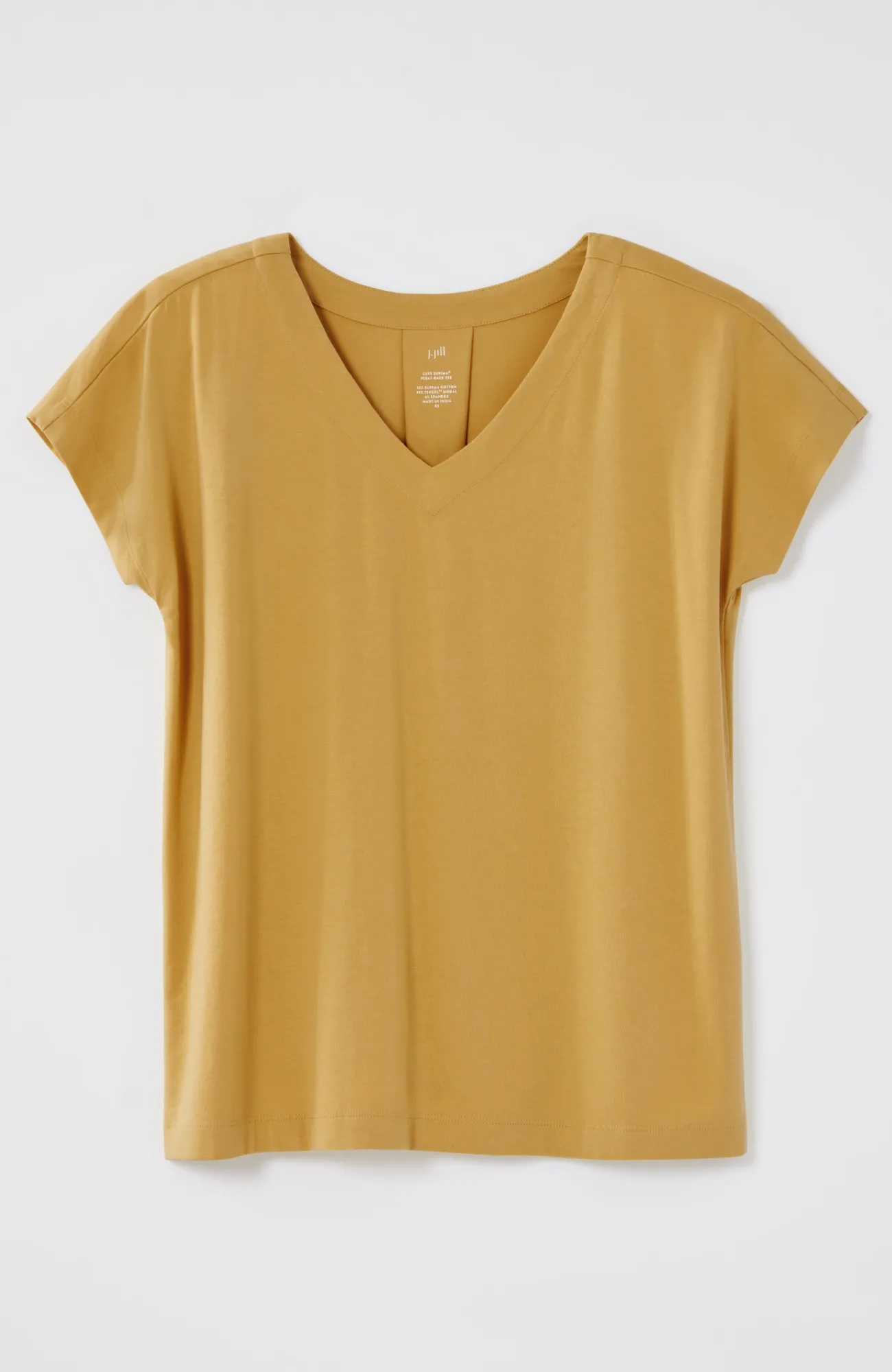 J.Jill Luxe Supima® Pleat-Back Tee Online