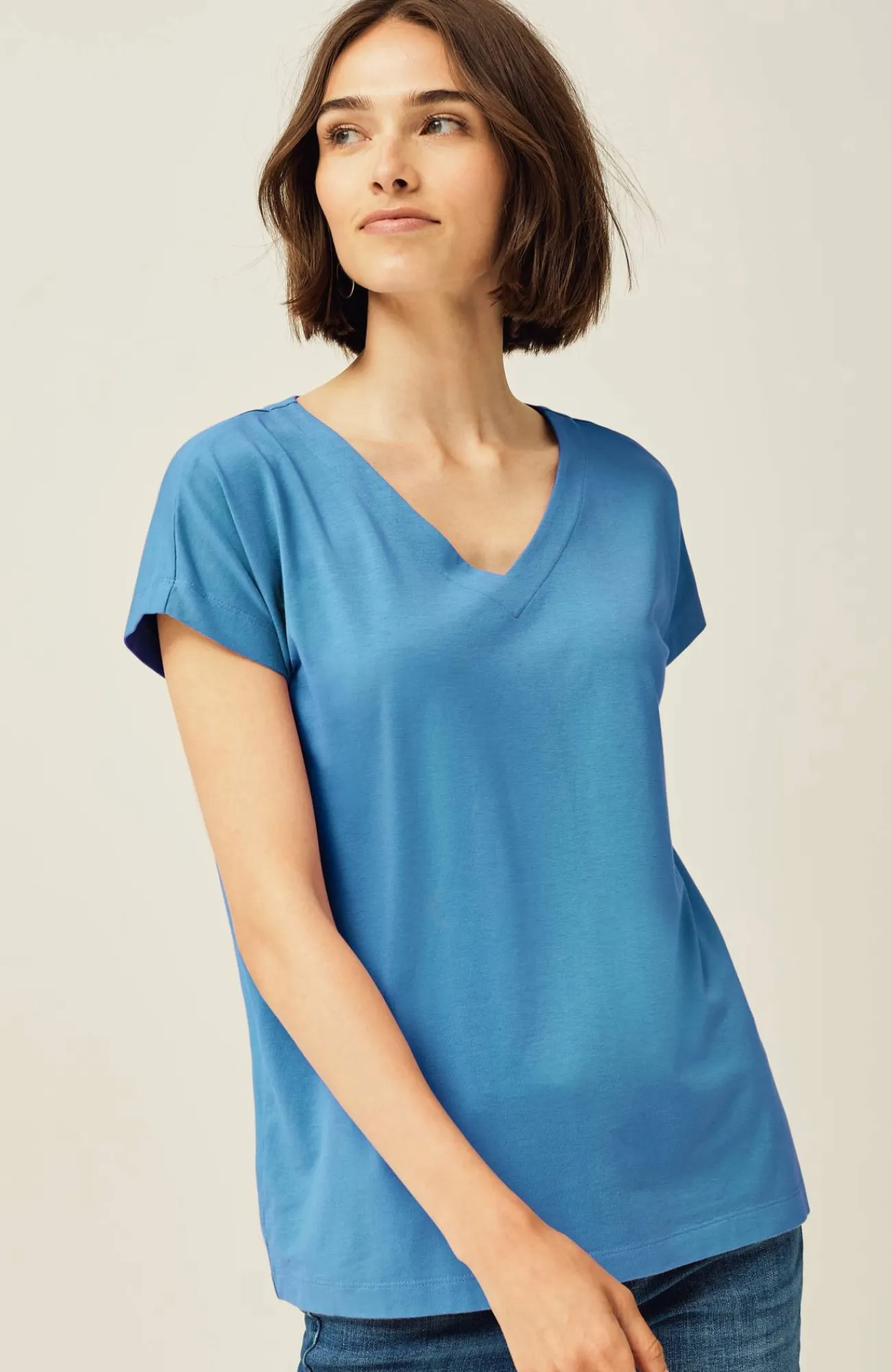 J.Jill Luxe Supima® Pleat-Back Tee Online