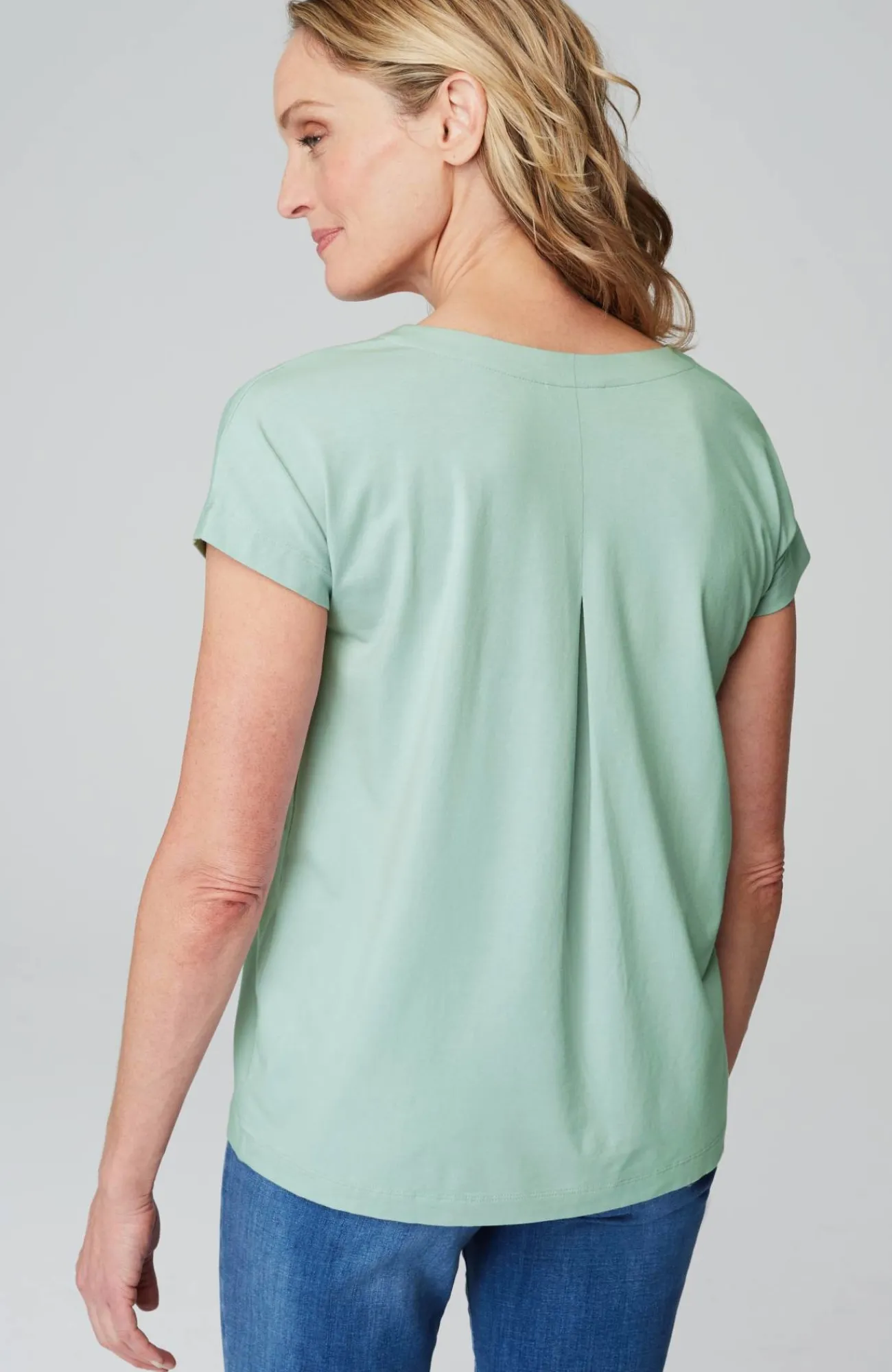 J.Jill Luxe Supima® Pleat-Back Tee Online