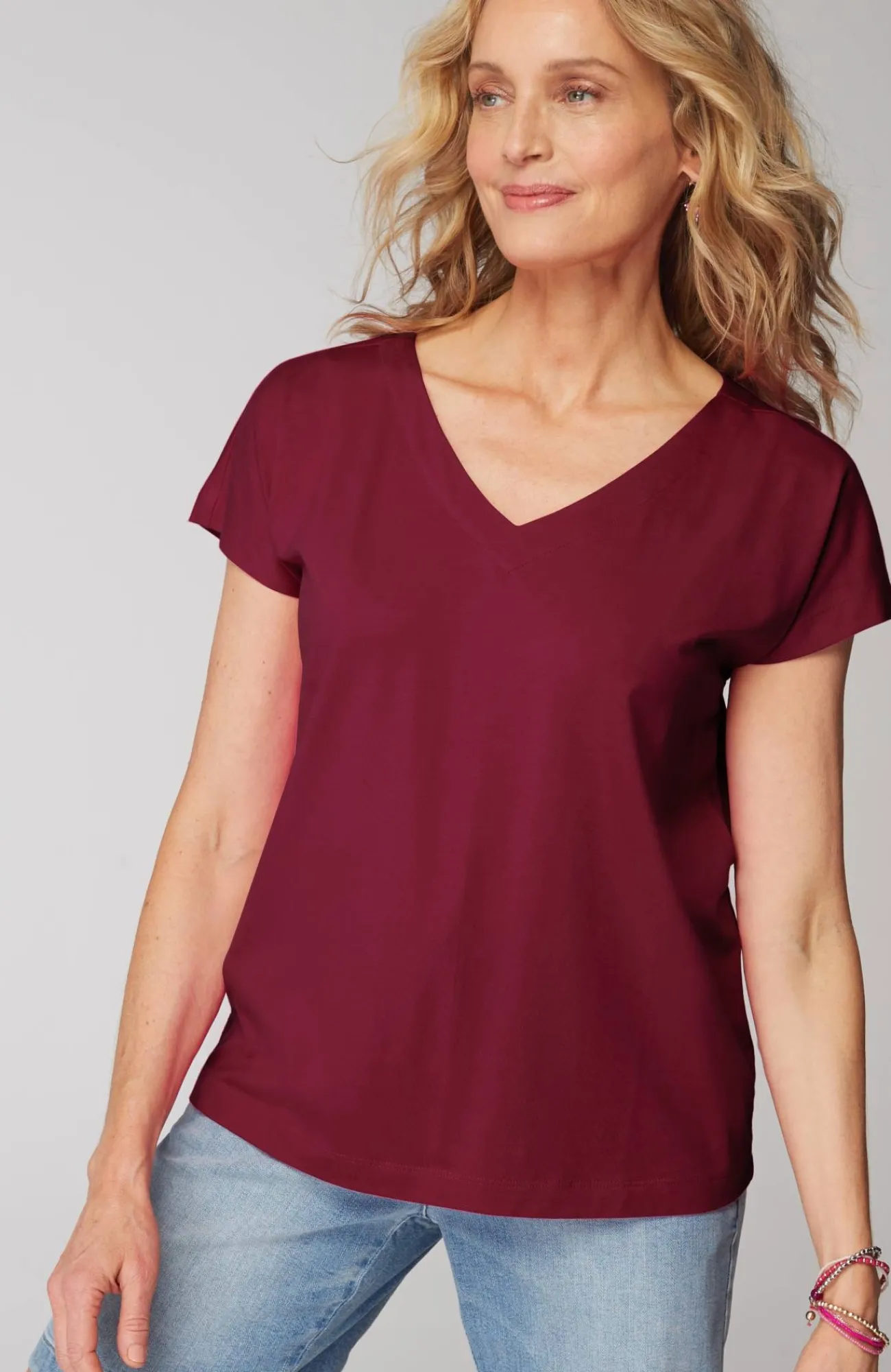 J.Jill Luxe Supima® Pleat-Back Tee Online