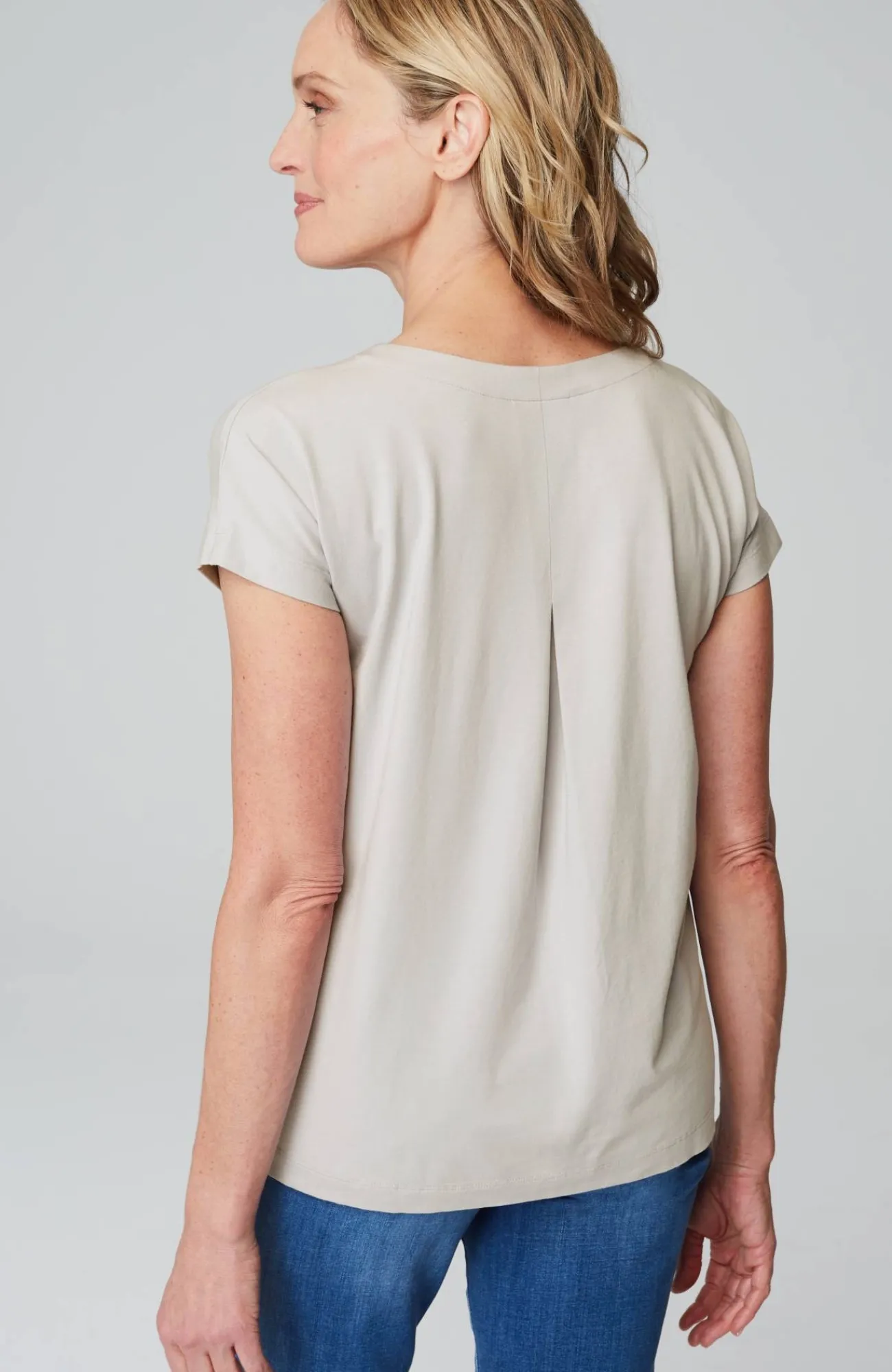 J.Jill Luxe Supima® Pleat-Back Tee Online