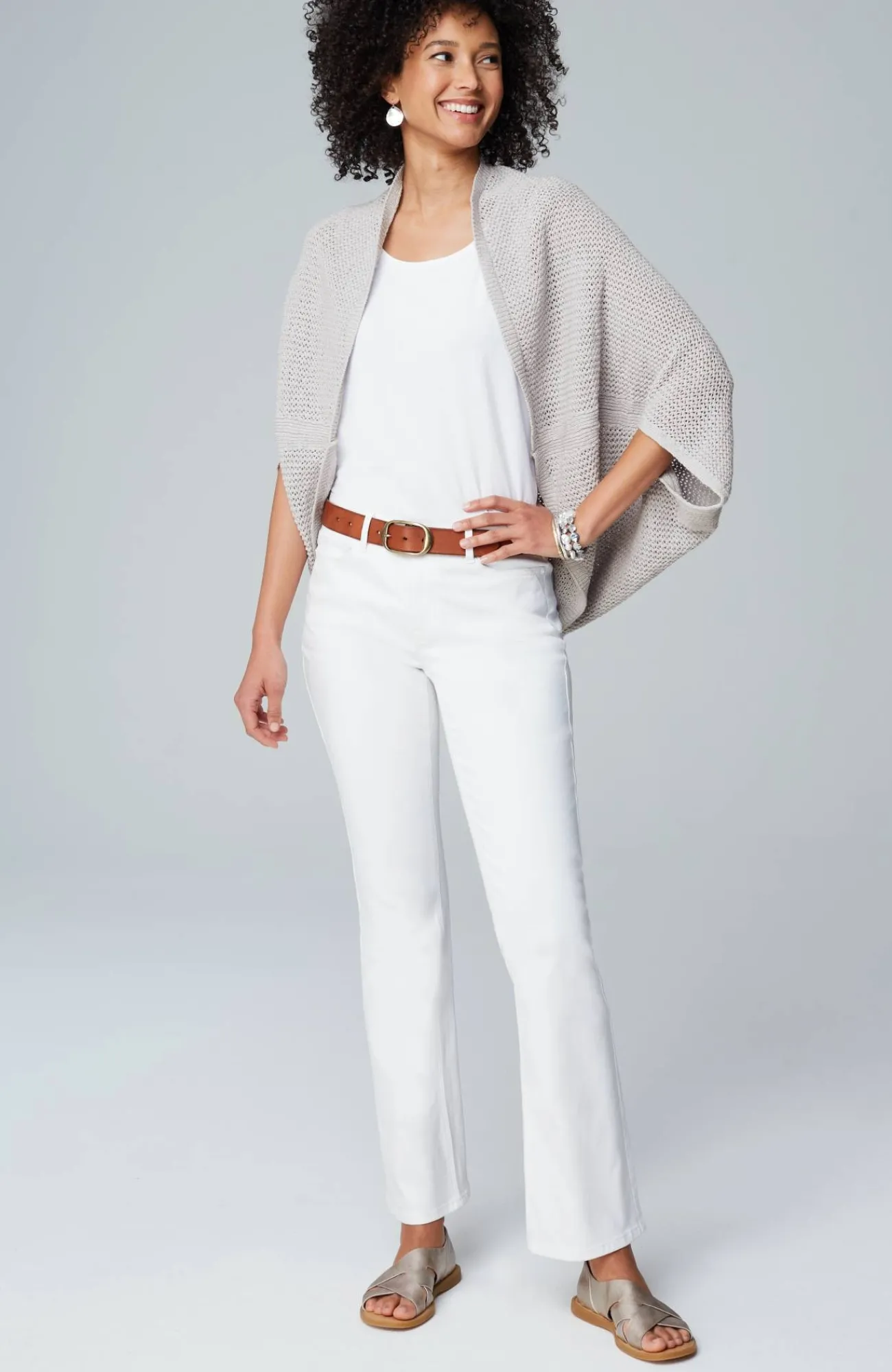 J.Jill Open-Knit Shrug Best Sale