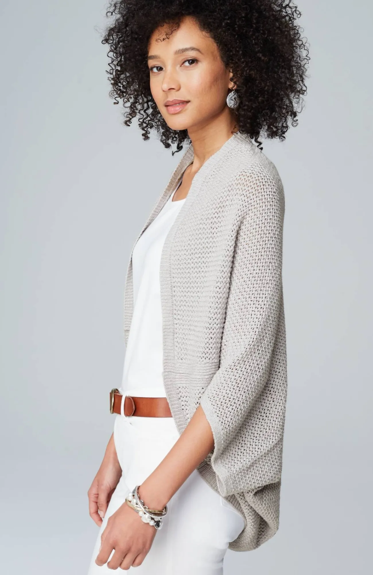 J.Jill Open-Knit Shrug Best Sale