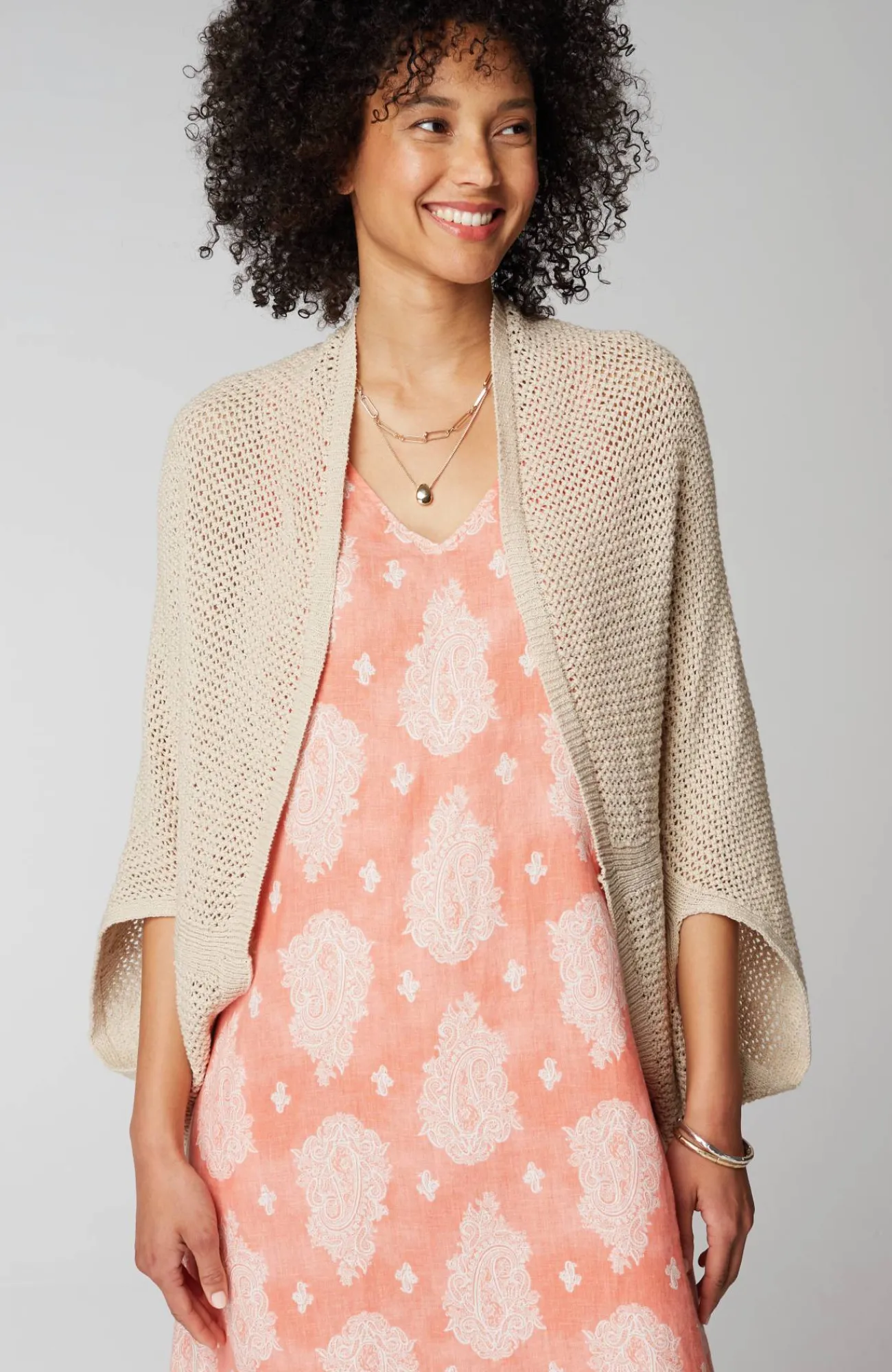 J.Jill Open-Knit Shrug Best Sale