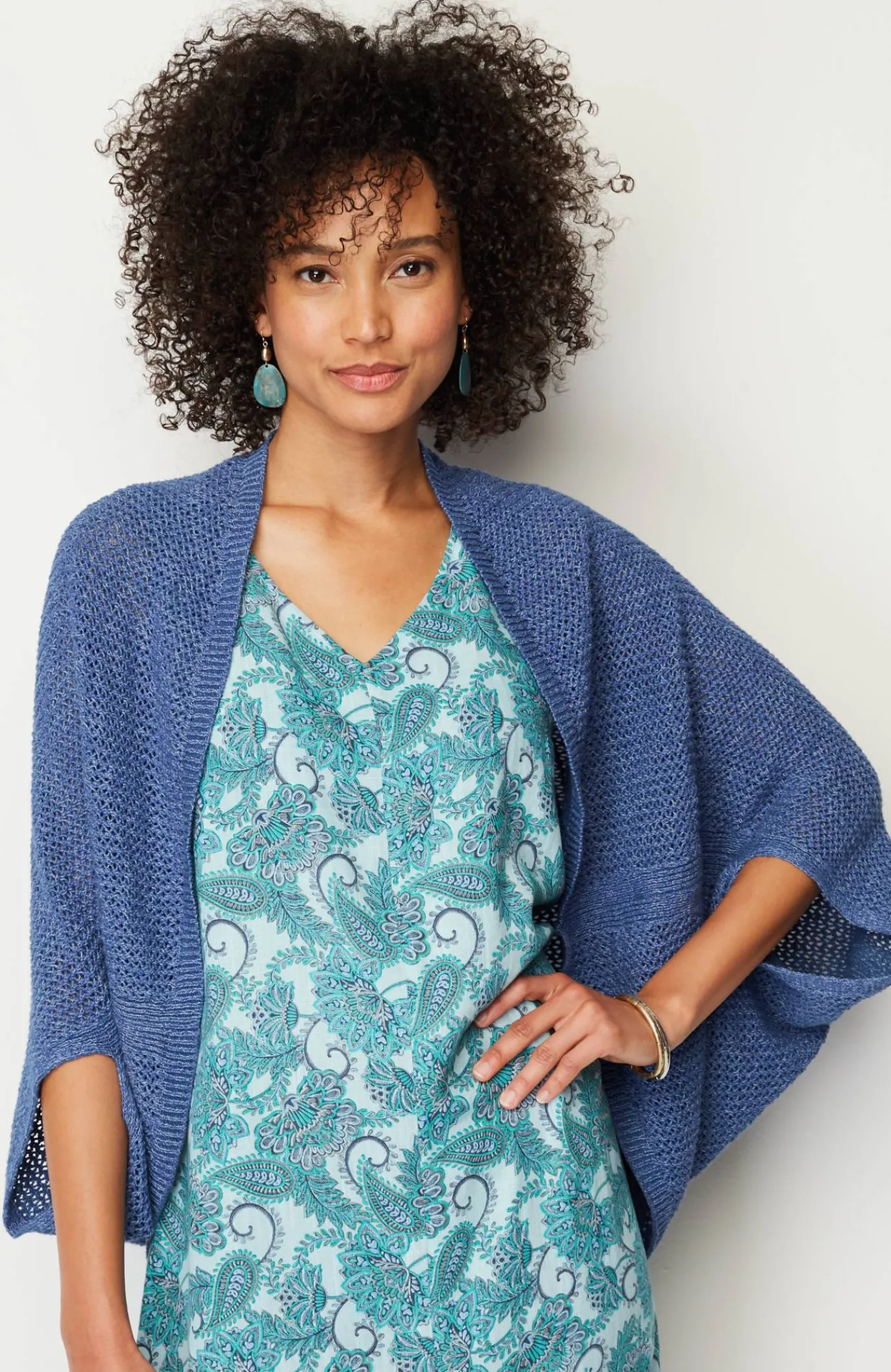 J.Jill Open-Knit Shrug Best Sale