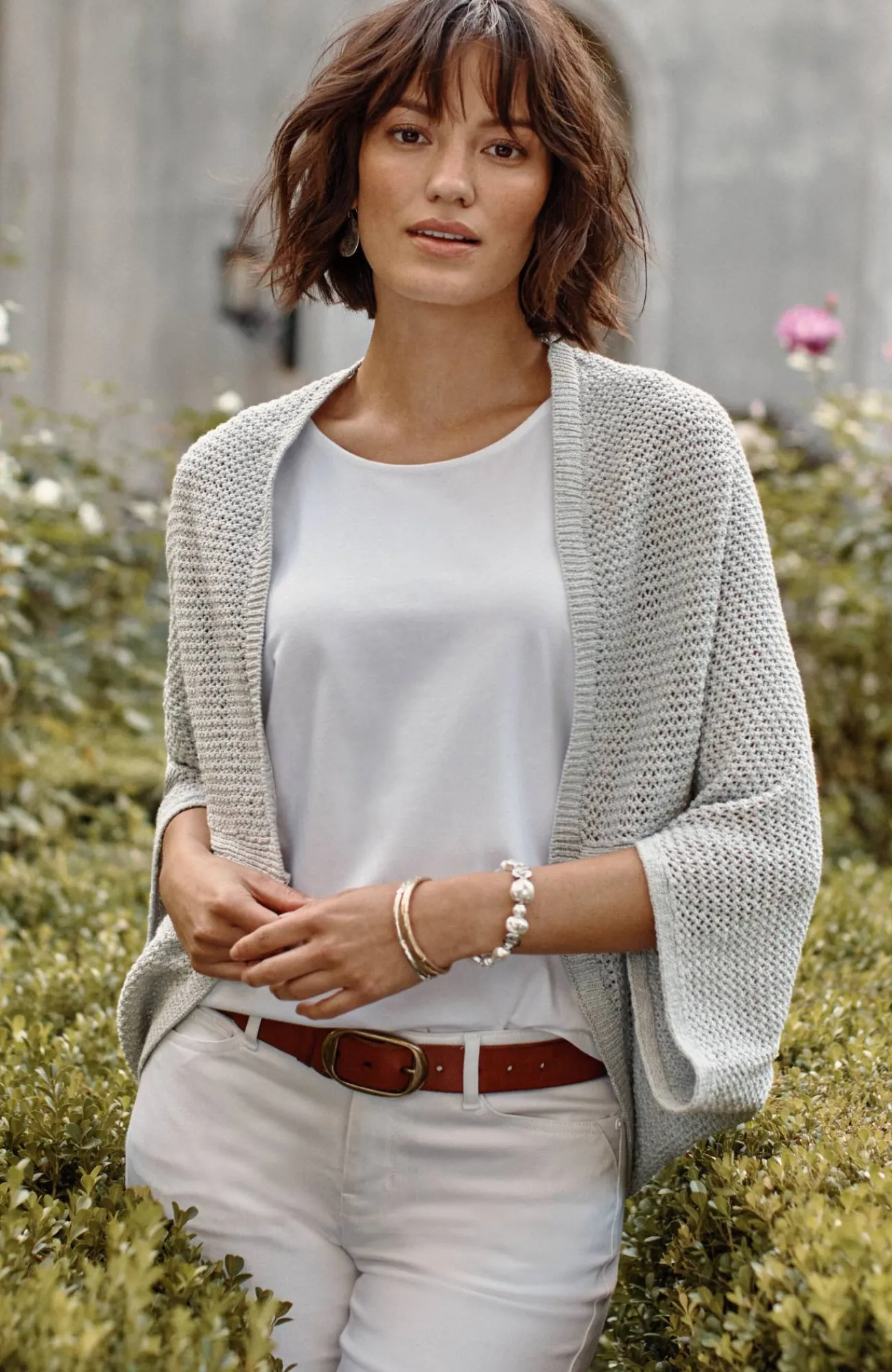 J.Jill Open-Knit Shrug Best Sale