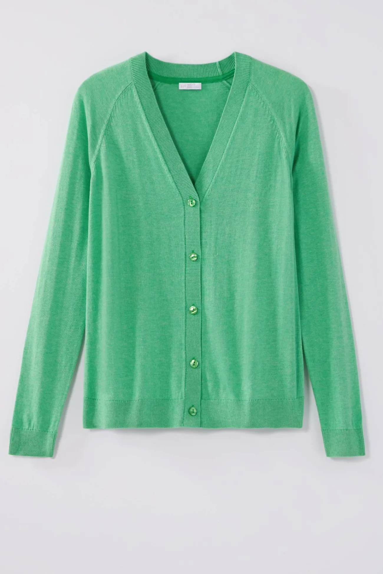 J.Jill Organically Grown Cotton V-Neck Cardi Hot
