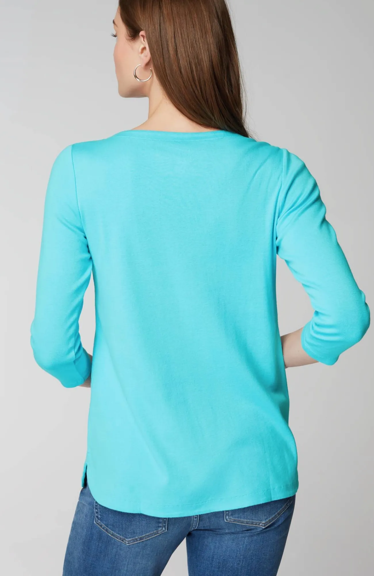 J.Jill Pima 3/4-Sleeve V-Neck Tee Cheap