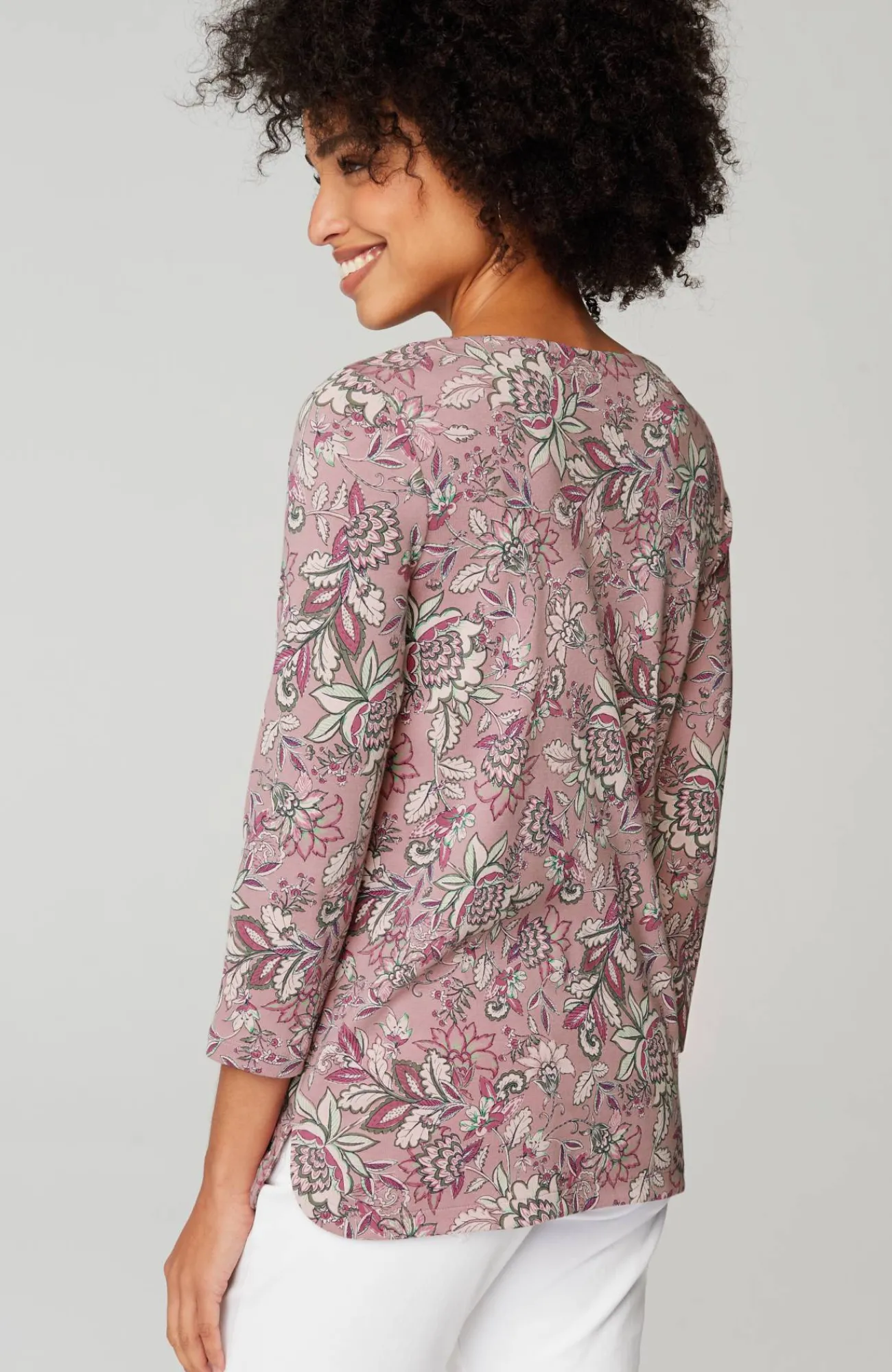 J.Jill Pima 3/4-Sleeve V-Neck Tee Cheap