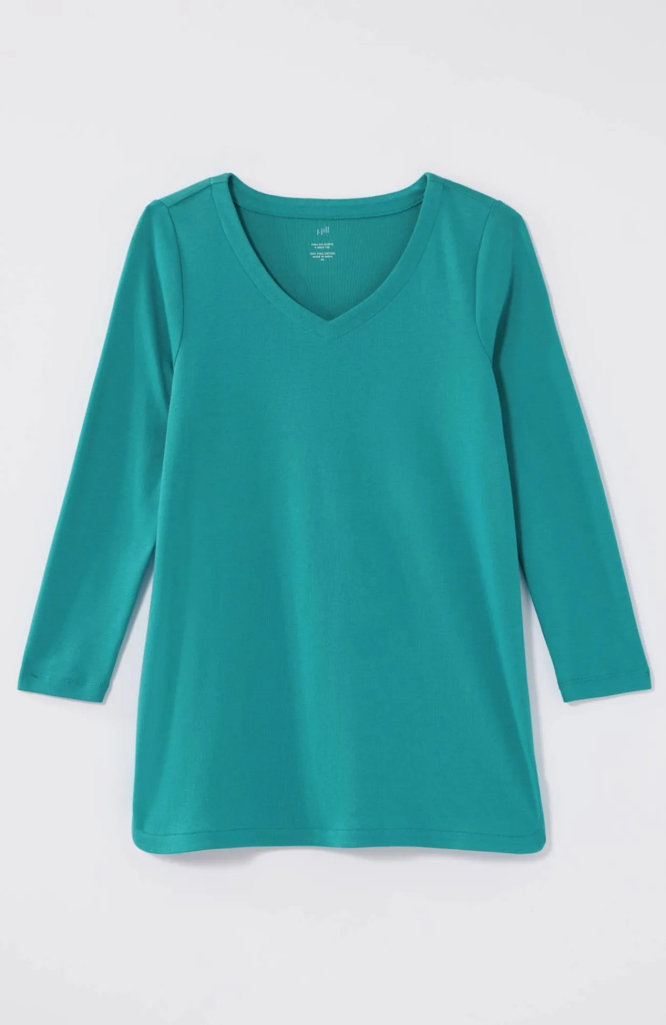 J.Jill Pima 3/4-Sleeve V-Neck Tee Cheap