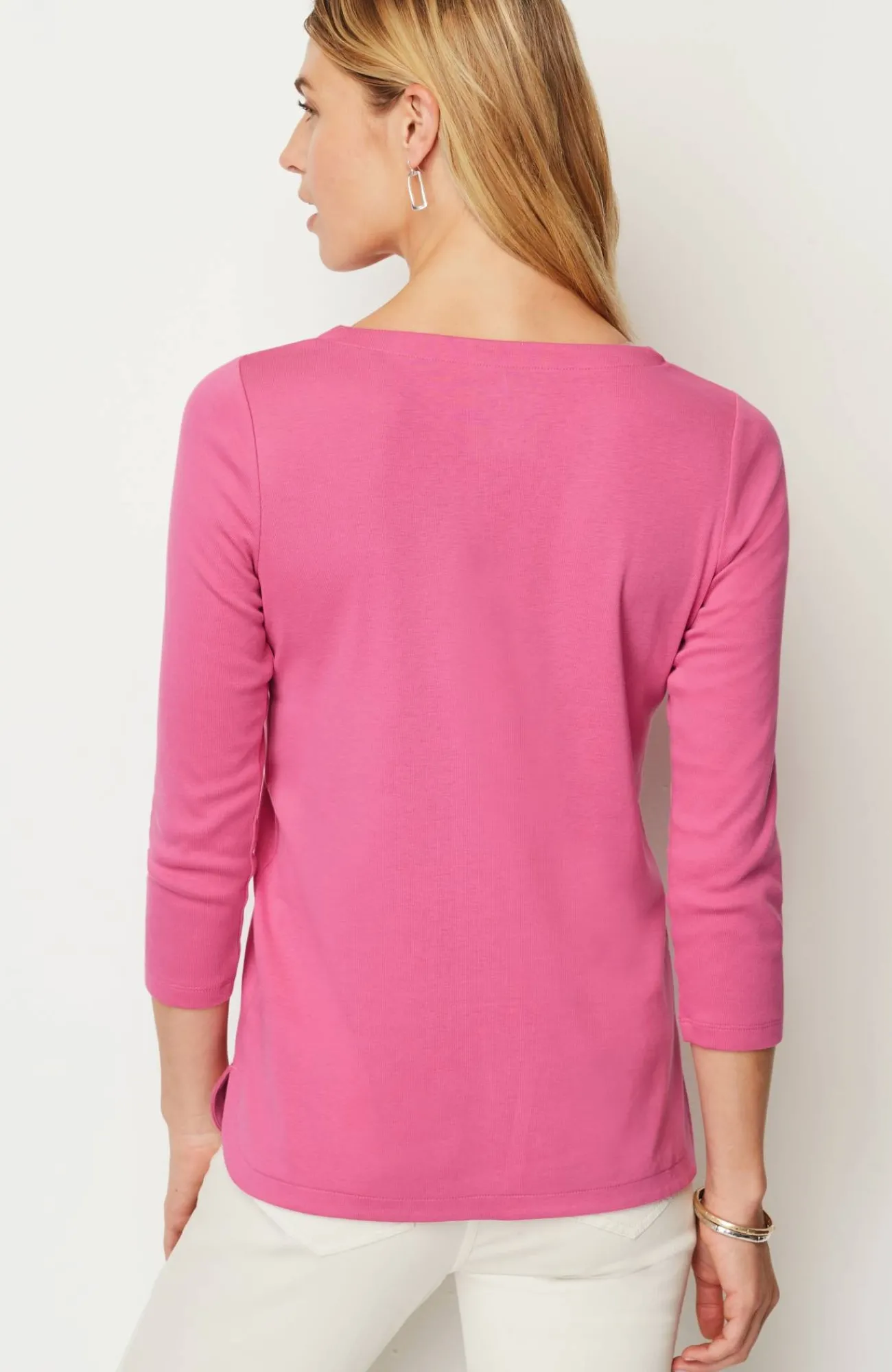 J.Jill Pima 3/4-Sleeve V-Neck Tee Cheap