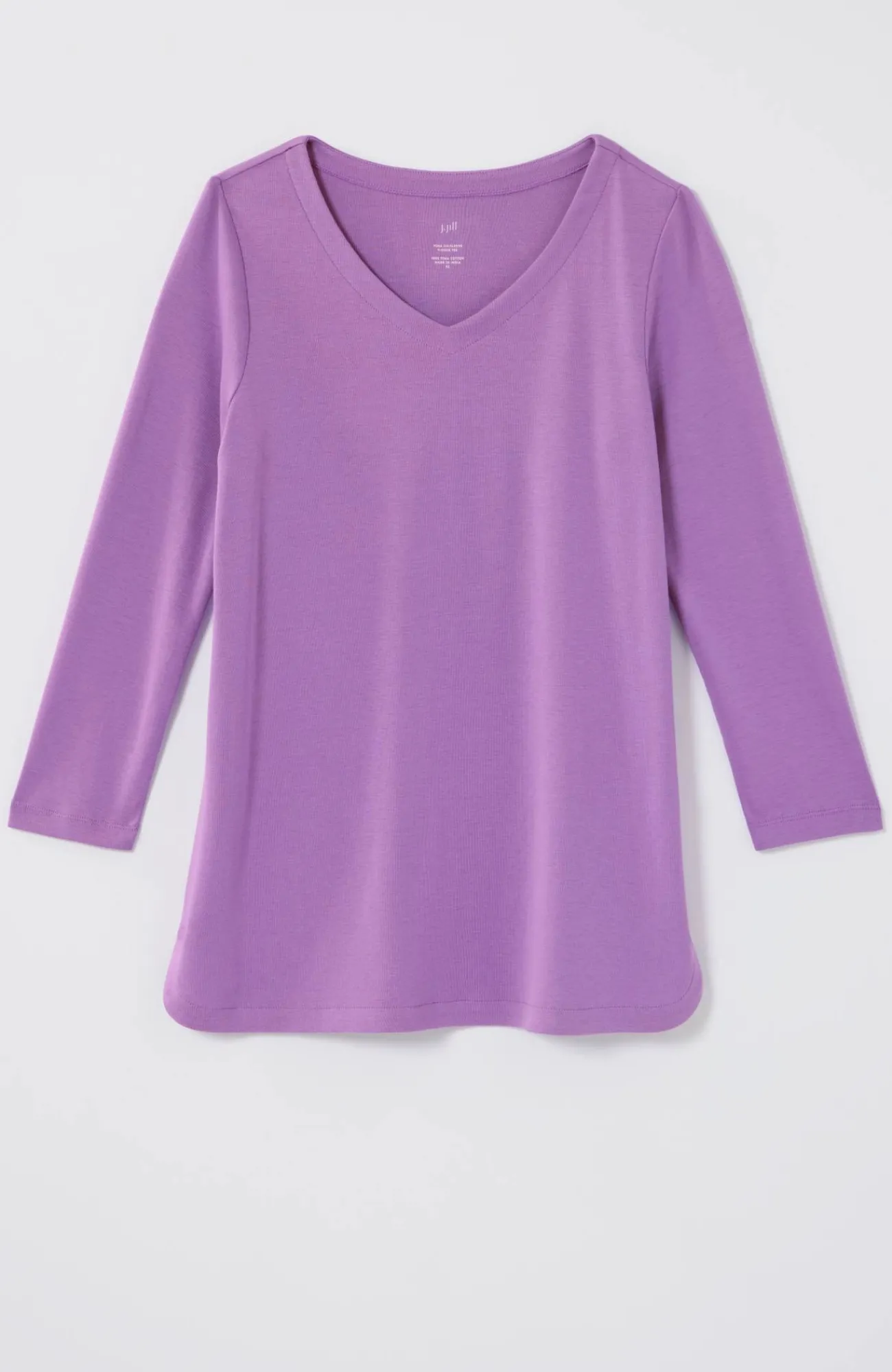 J.Jill Pima 3/4-Sleeve V-Neck Tee Cheap
