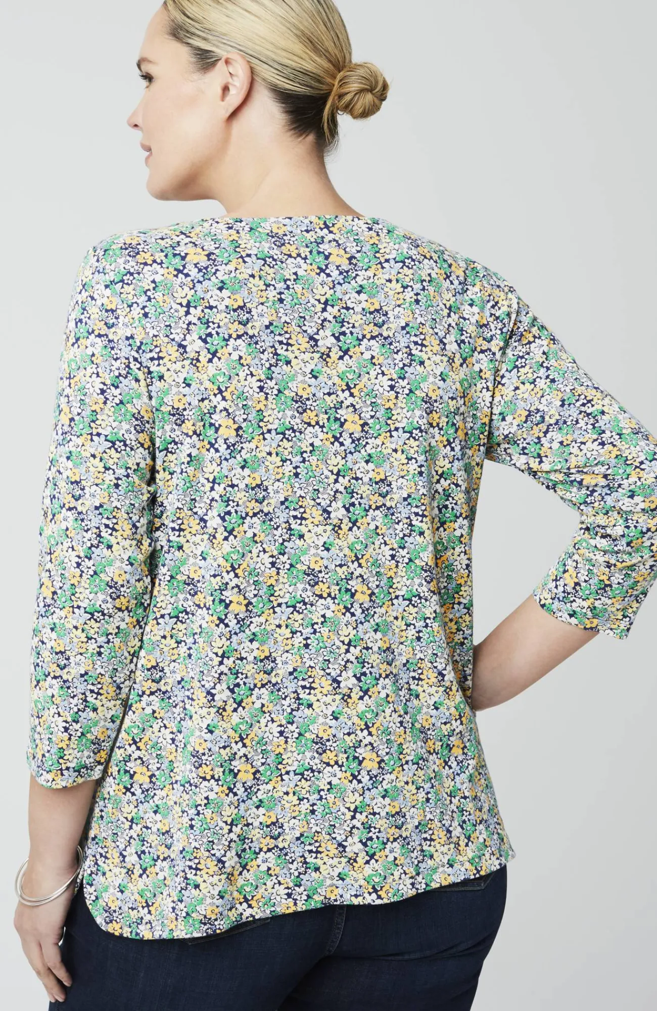 J.Jill Pima 3/4-Sleeve V-Neck Tee Cheap