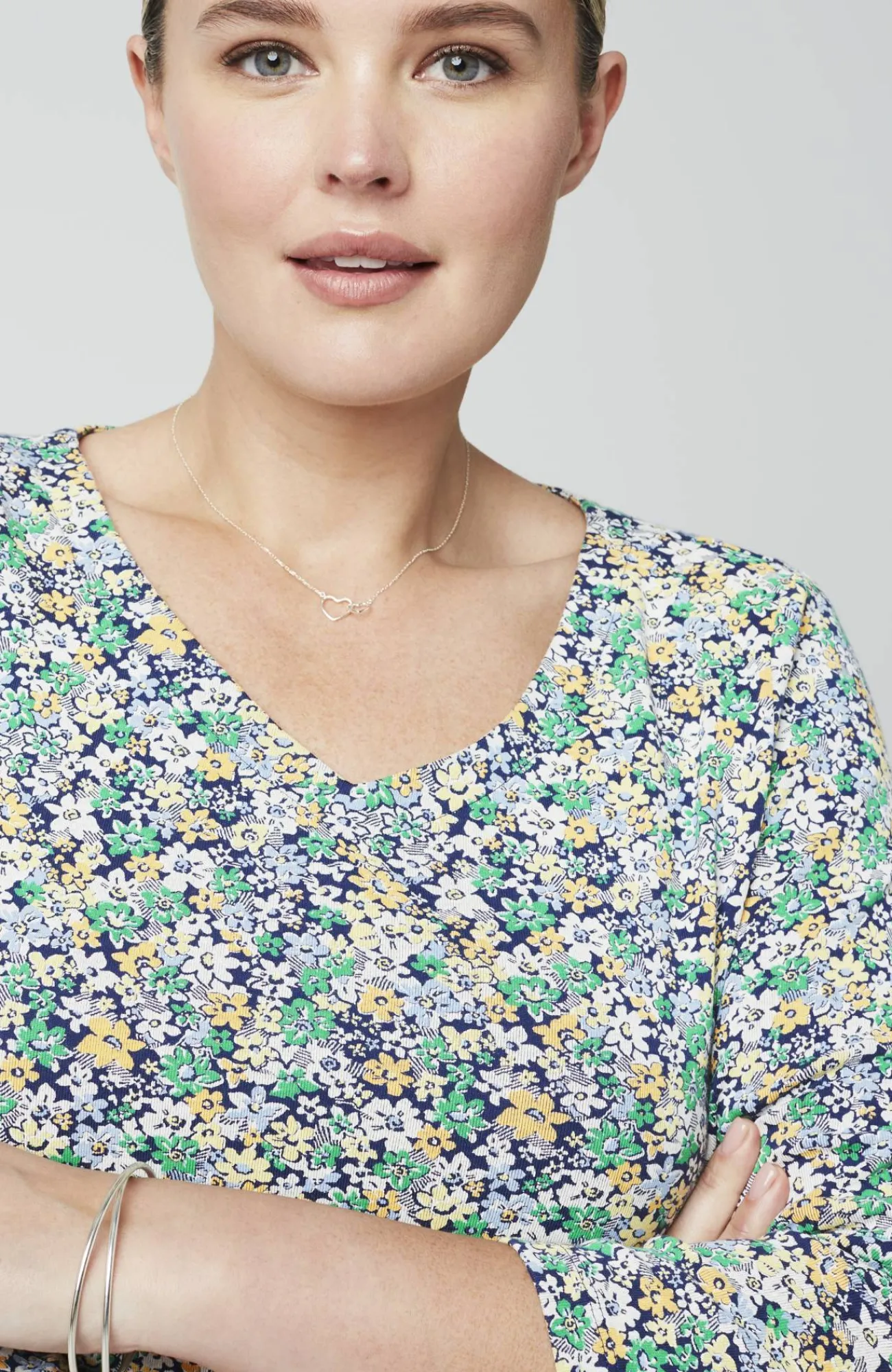 J.Jill Pima 3/4-Sleeve V-Neck Tee Cheap