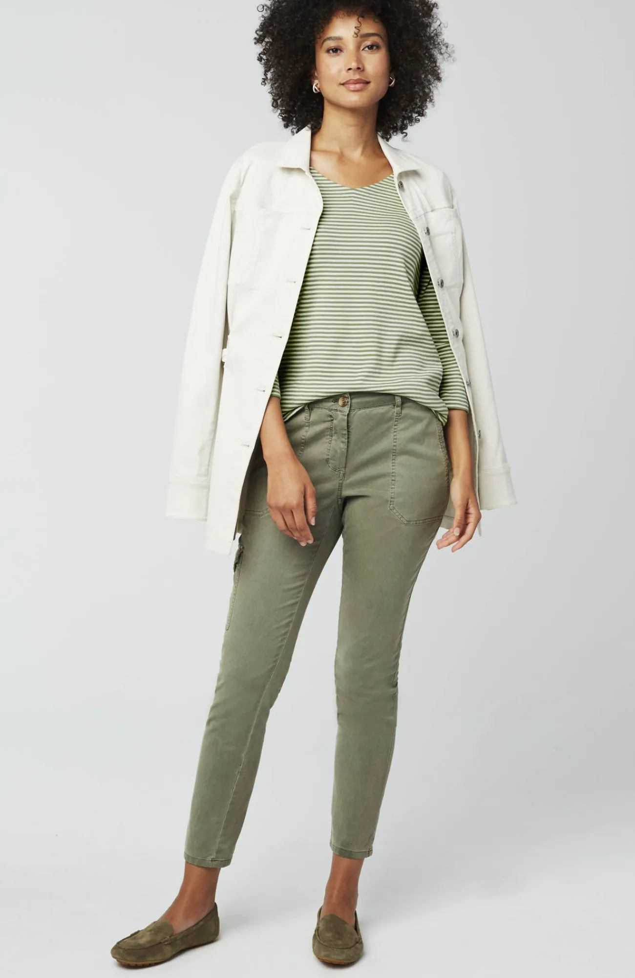 J.Jill Pima 3/4-Sleeve V-Neck Tee Cheap