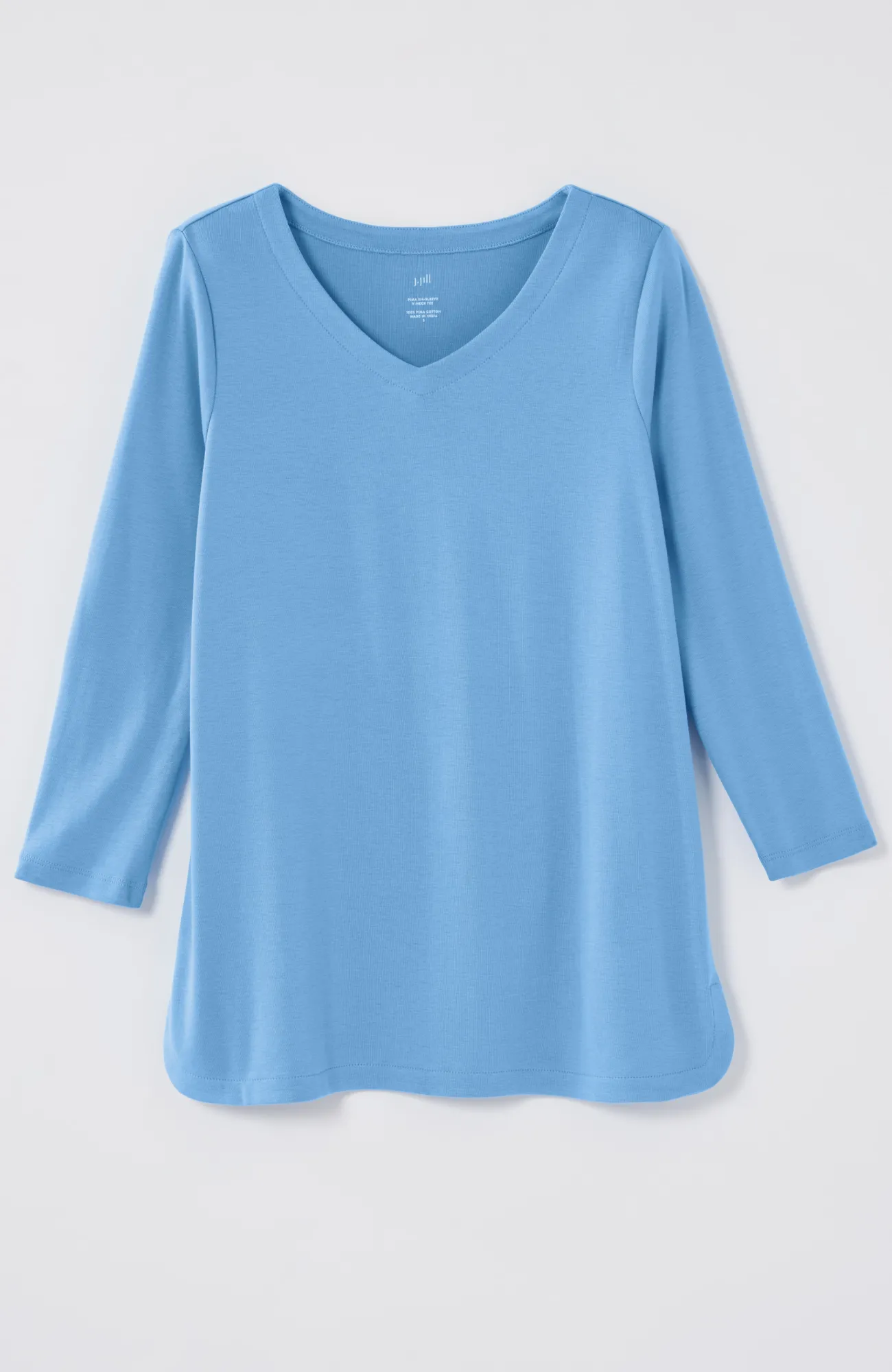 J.Jill Pima 3/4-Sleeve V-Neck Tee Cheap