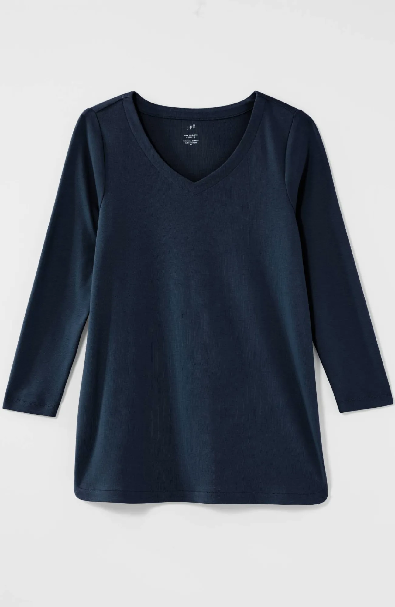 J.Jill Pima 3/4-Sleeve V-Neck Tee Cheap