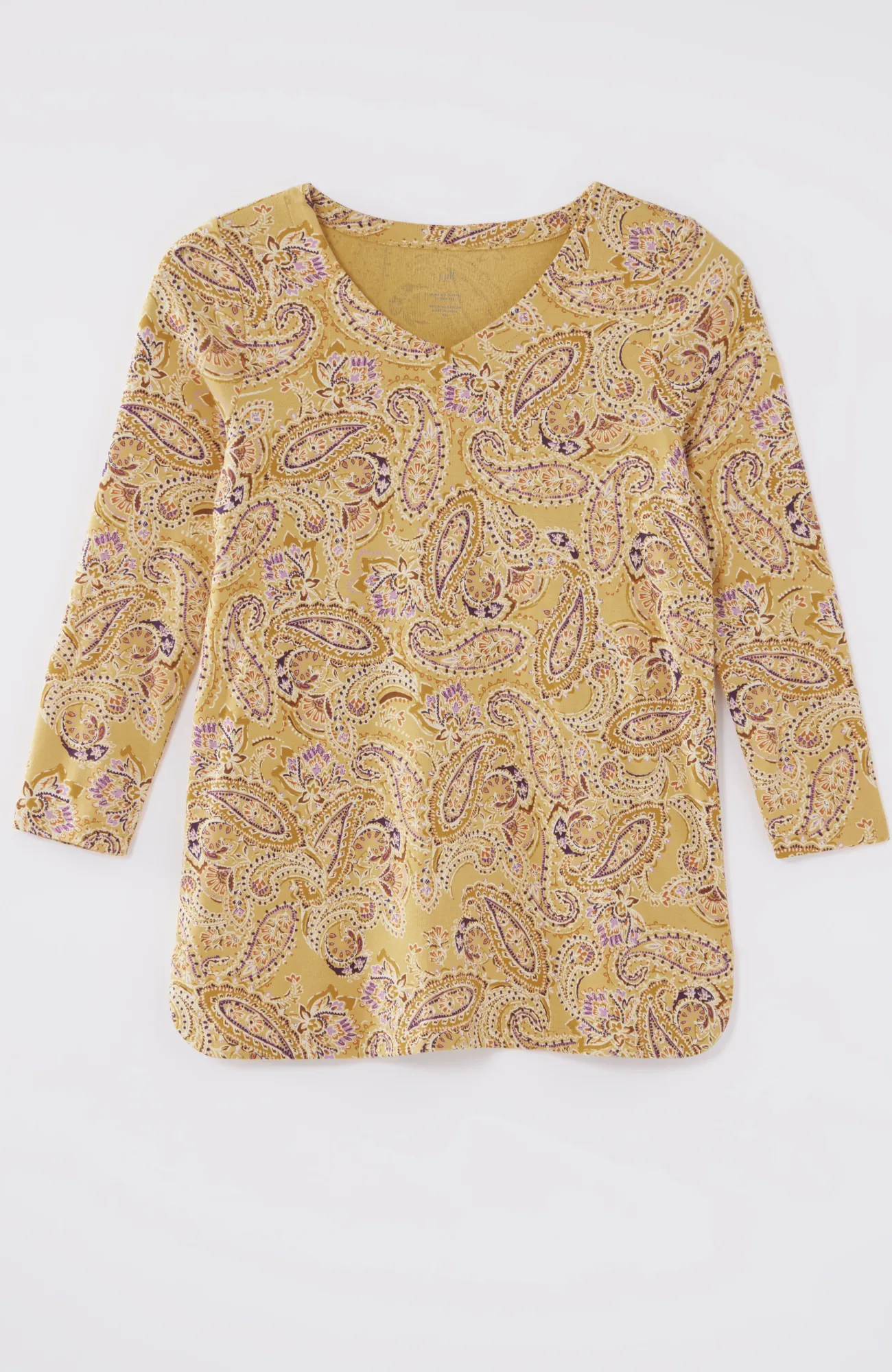 J.Jill Pima 3/4-Sleeve V-Neck Tee Cheap