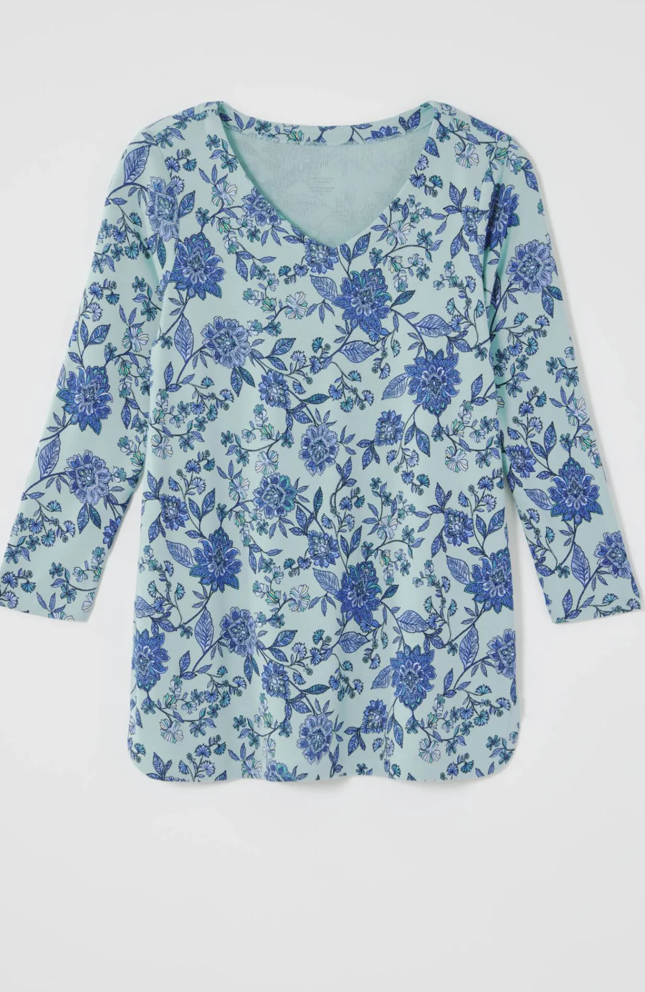 J.Jill Pima 3/4-Sleeve V-Neck Tee Cheap