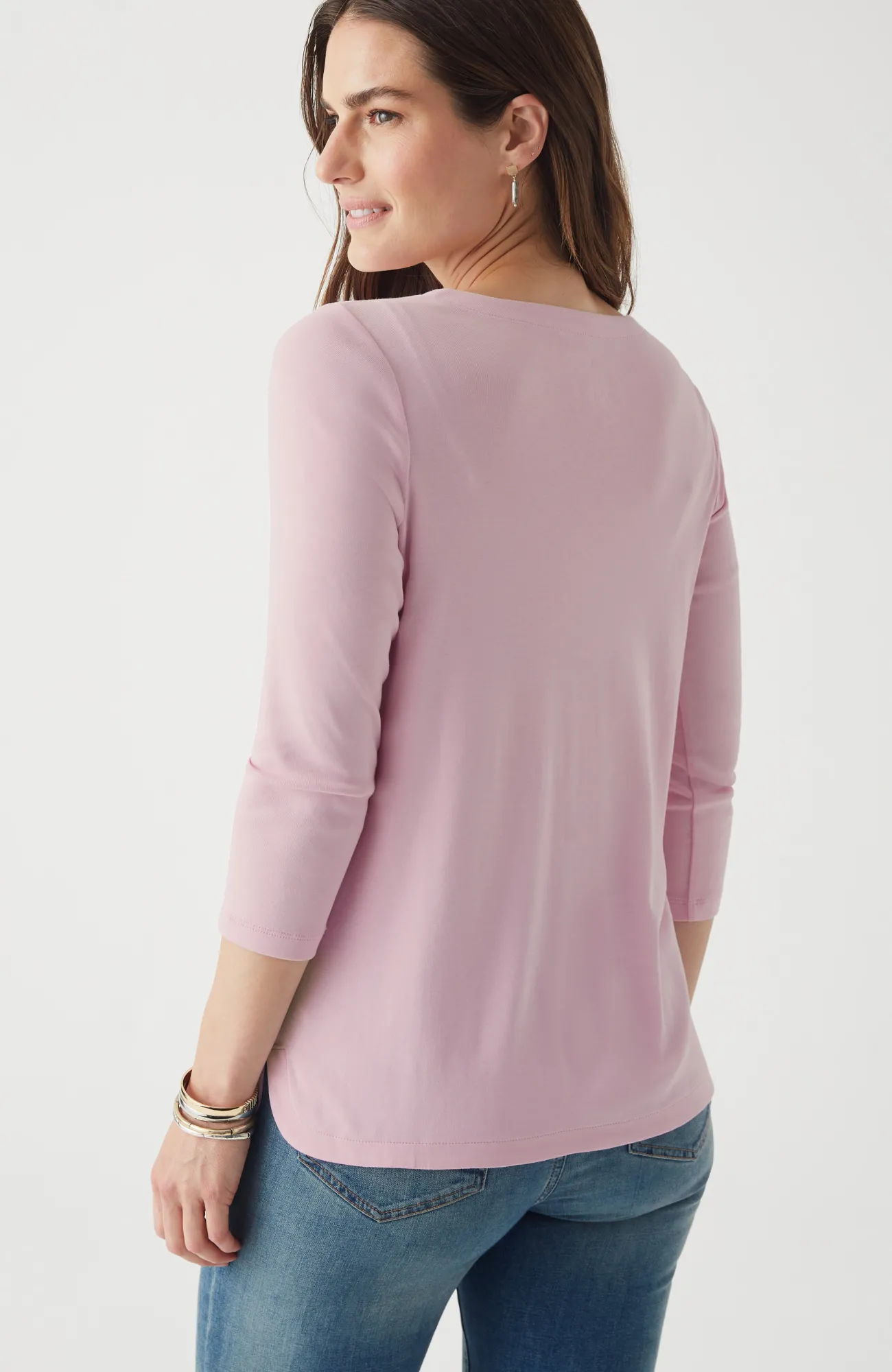 J.Jill Pima 3/4-Sleeve V-Neck Tee Cheap