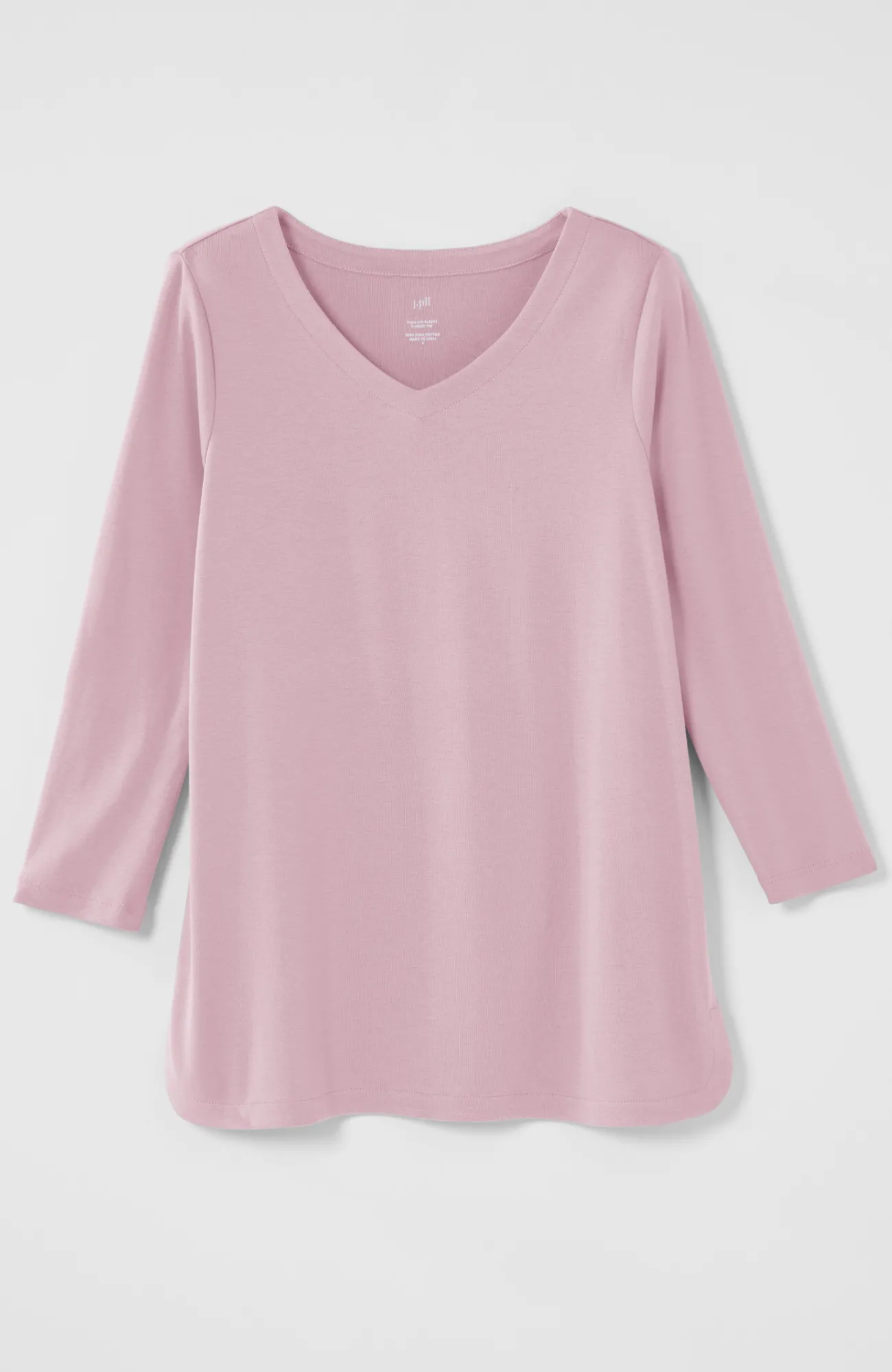 J.Jill Pima 3/4-Sleeve V-Neck Tee Cheap