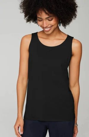 J.Jill Pima-Stretch Knit Tank New