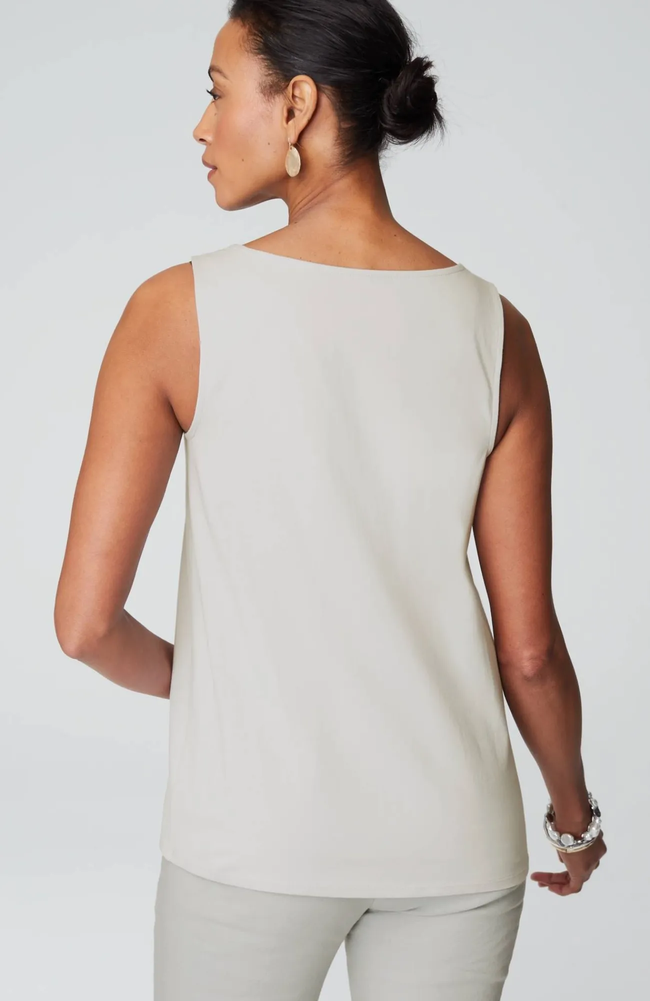 J.Jill Pima-Stretch Knit Tank New