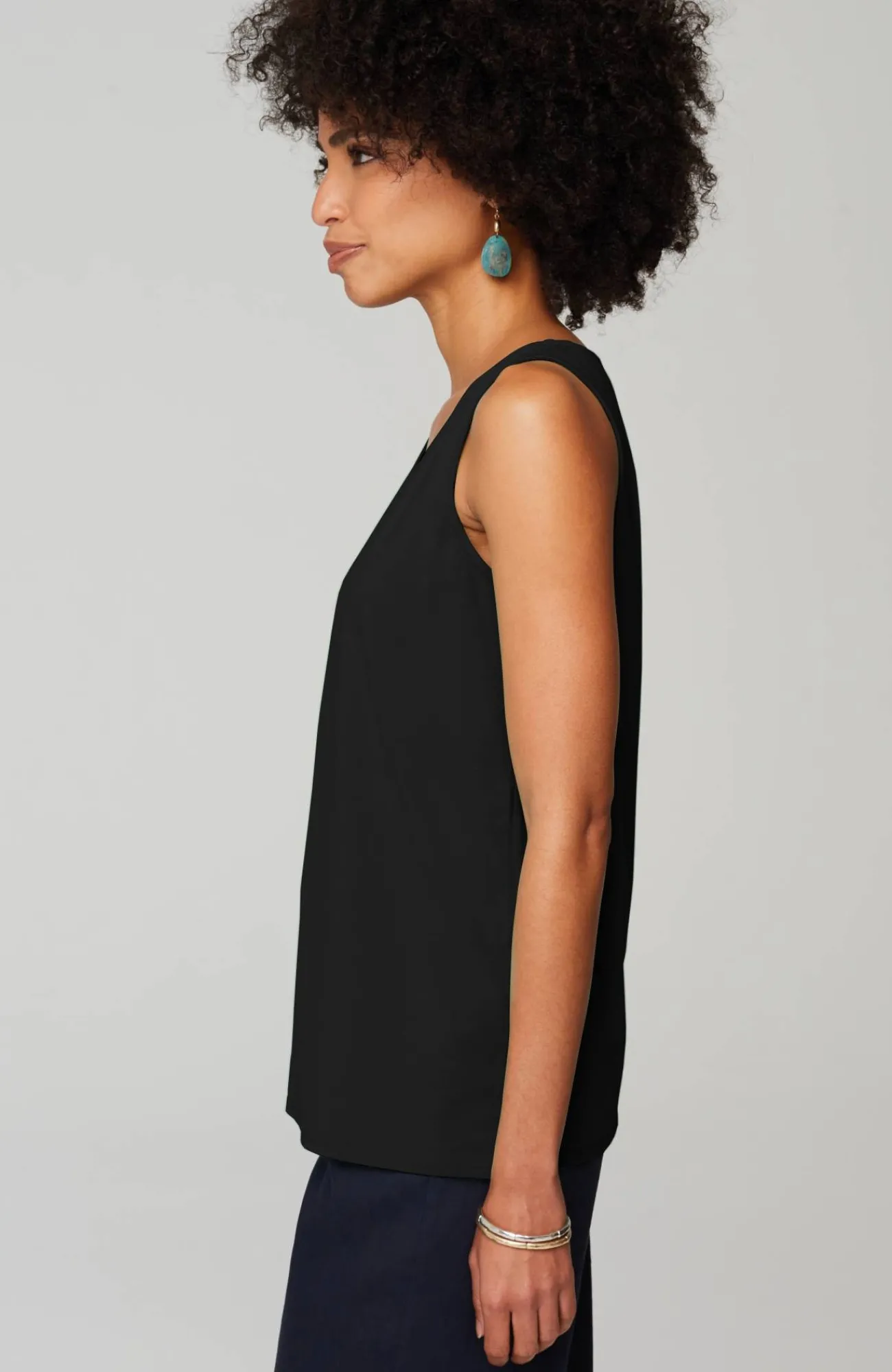 J.Jill Pima-Stretch Knit Tank New