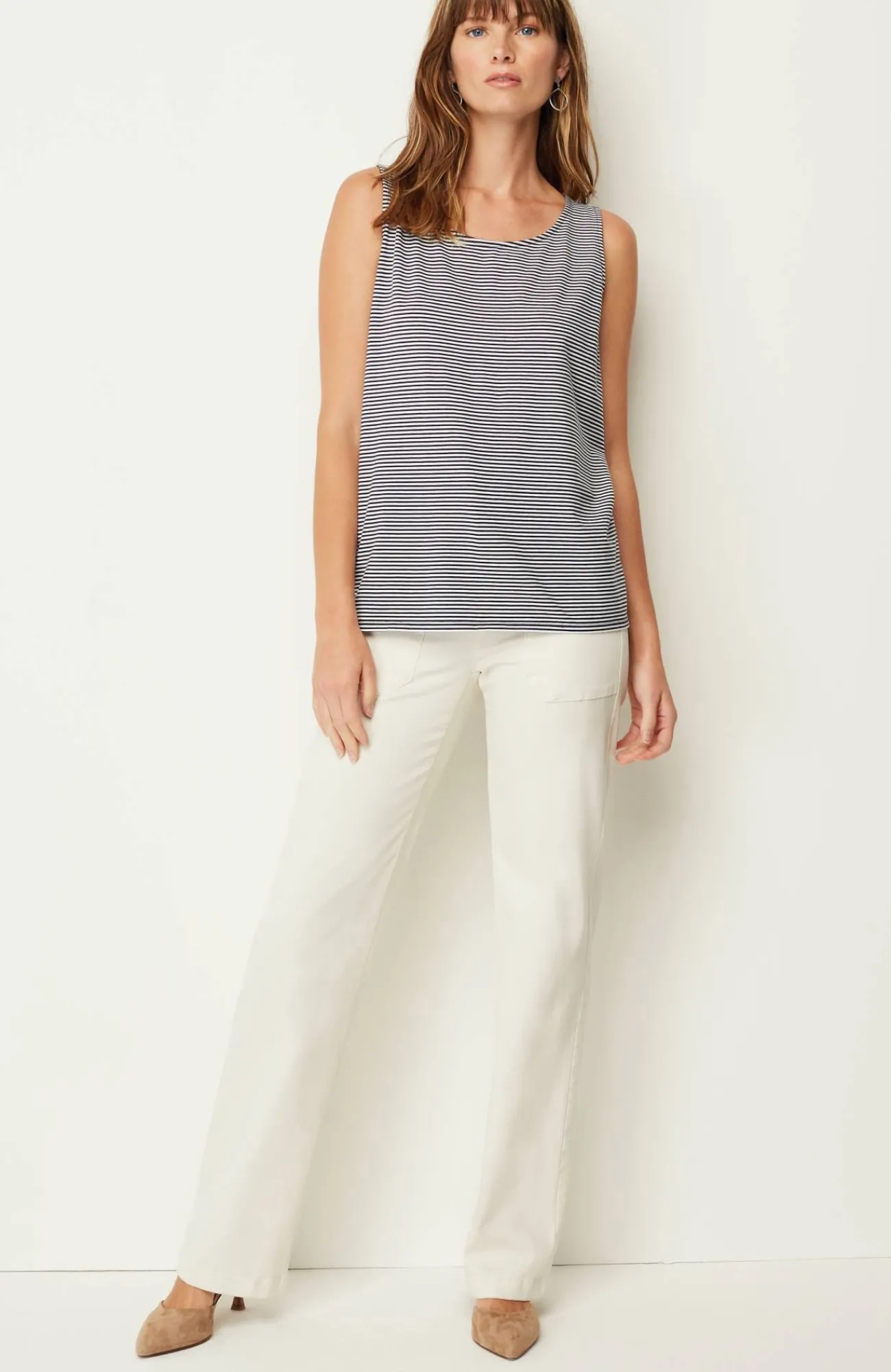 J.Jill Pima-Stretch Knit Tank New