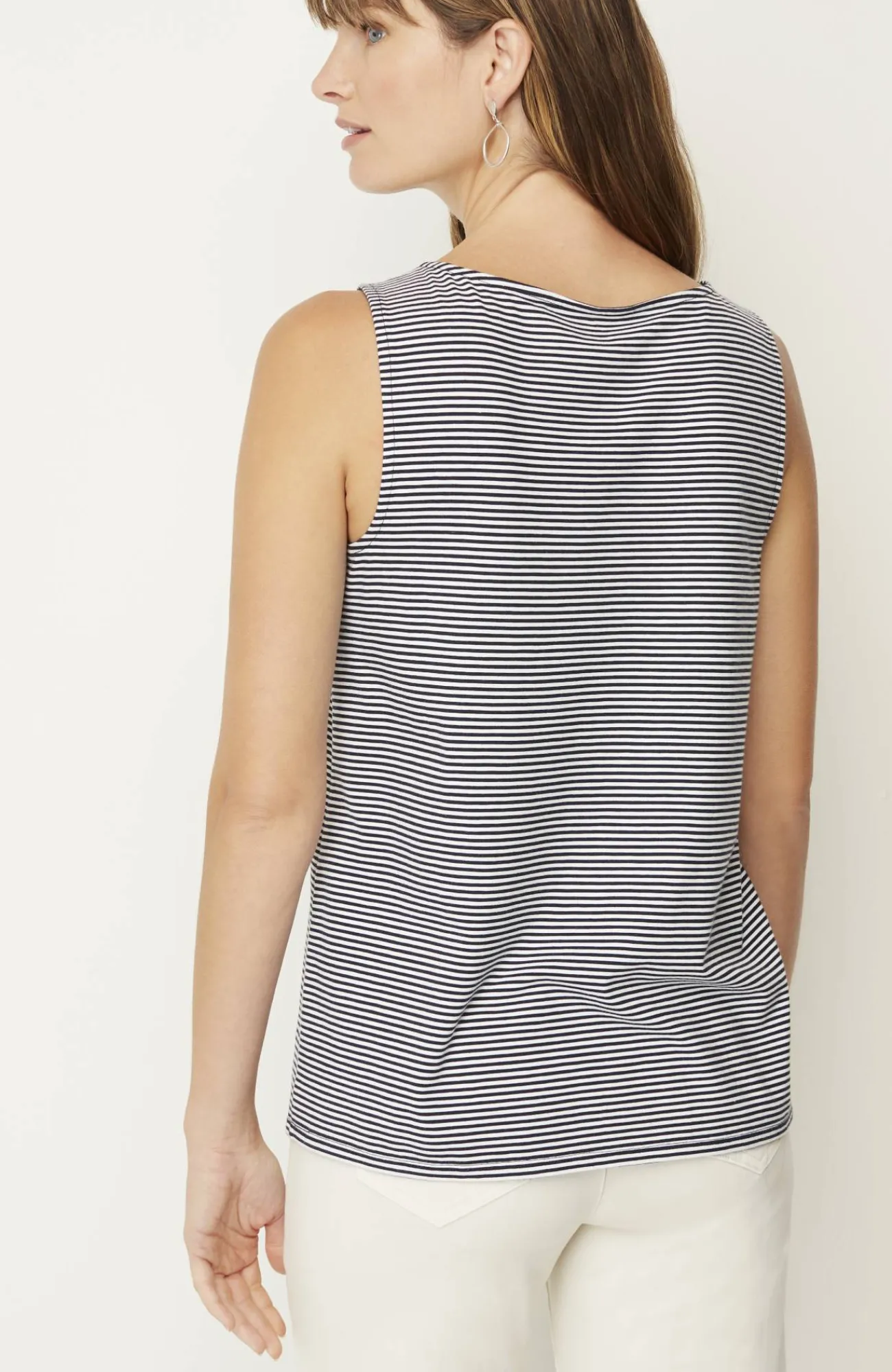 J.Jill Pima-Stretch Knit Tank New