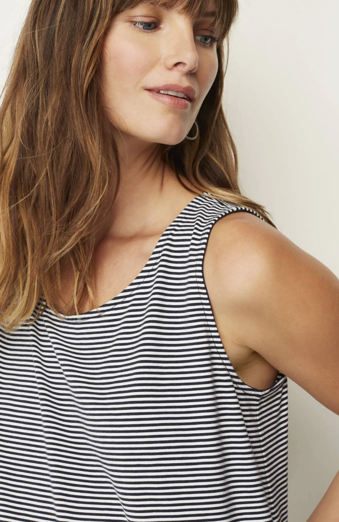 J.Jill Pima-Stretch Knit Tank New