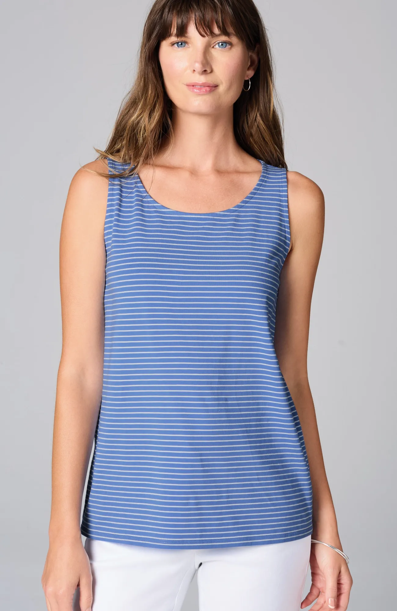 J.Jill Pima-Stretch Knit Tank New