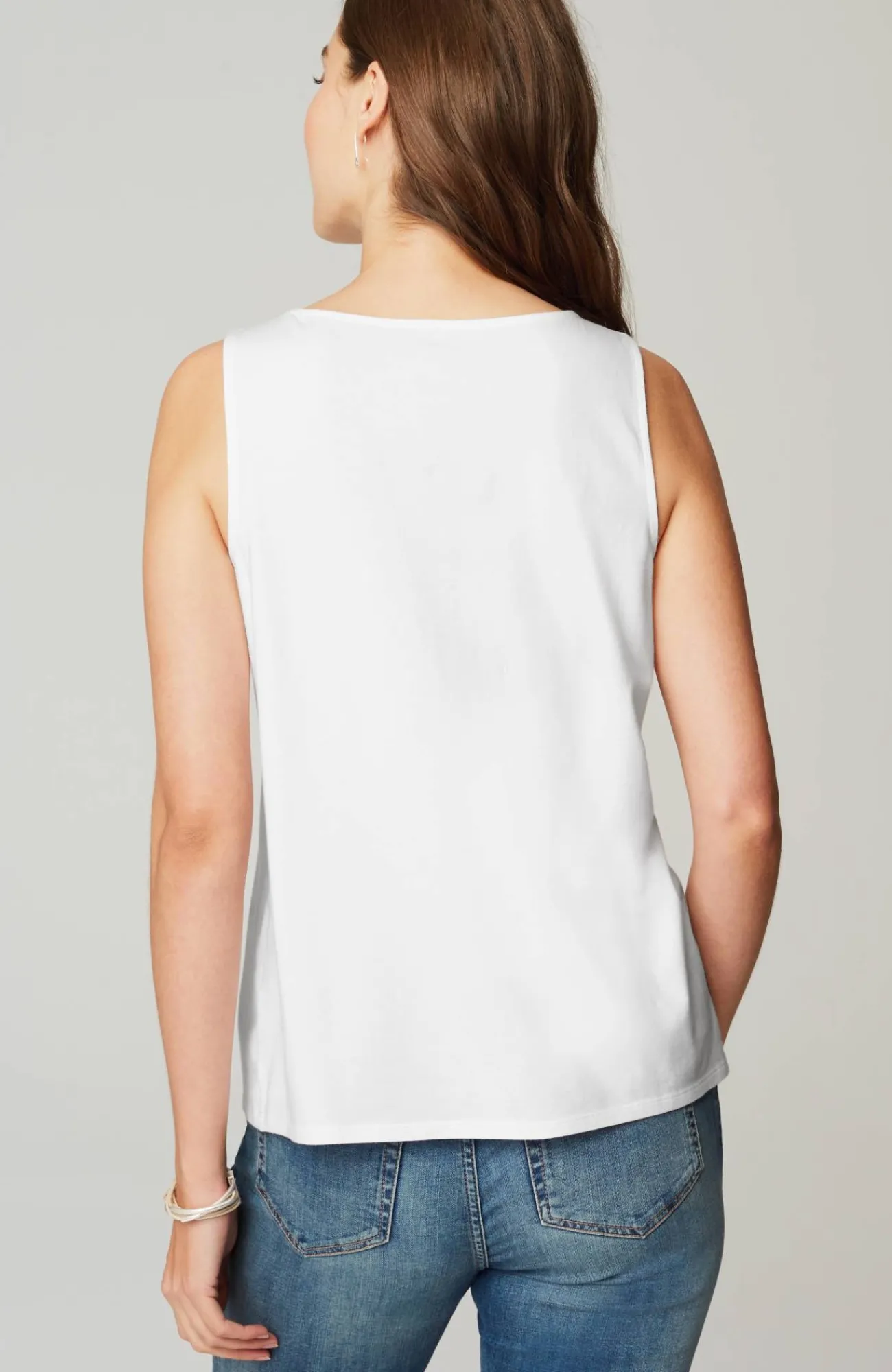 J.Jill Pima-Stretch Knit Tank New