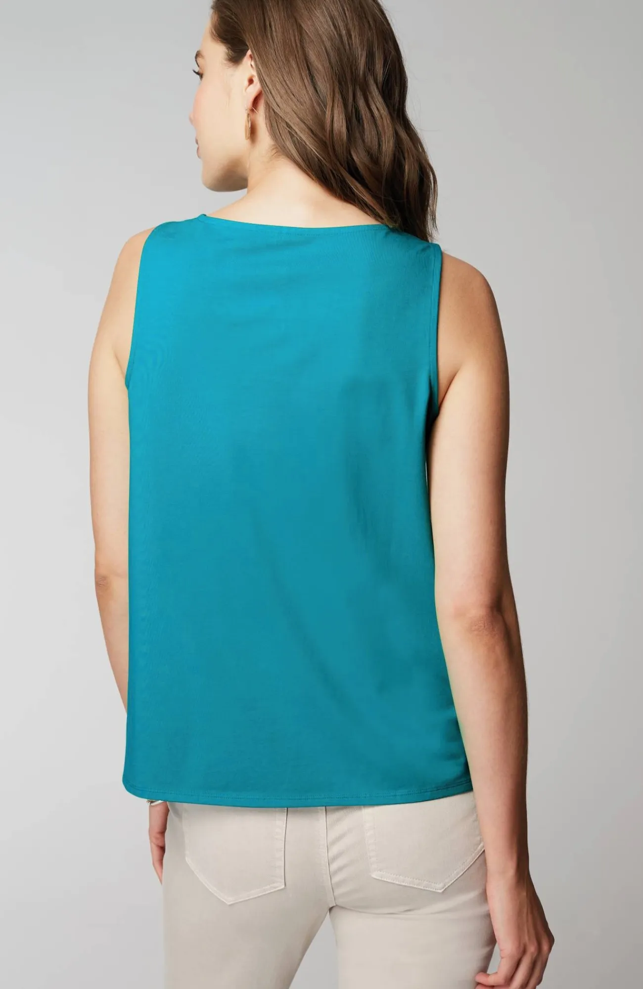 J.Jill Pima-Stretch Knit Tank New