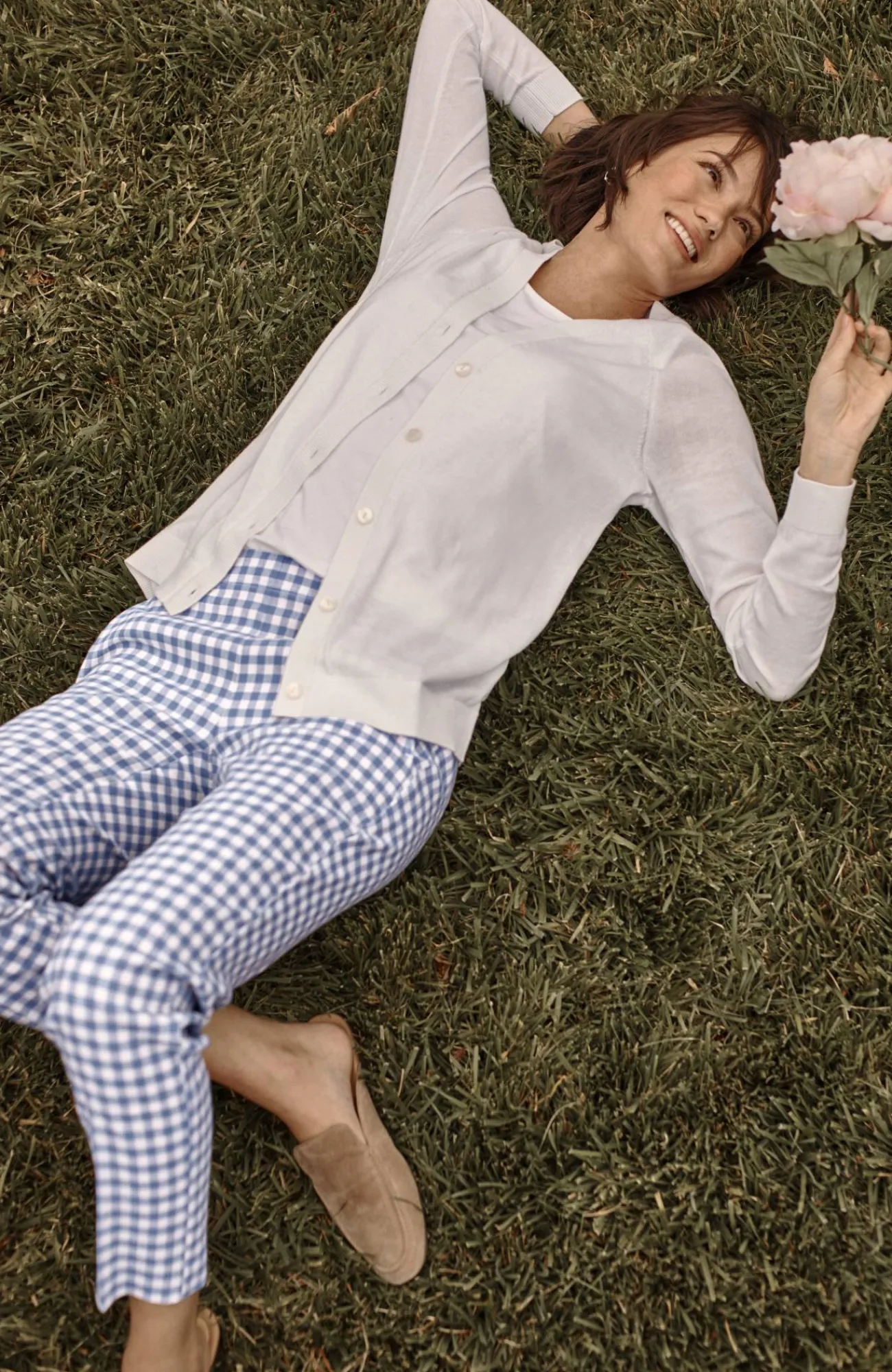J.Jill Pintucked Linen-Stretch Slim-Leg Pants Flash Sale