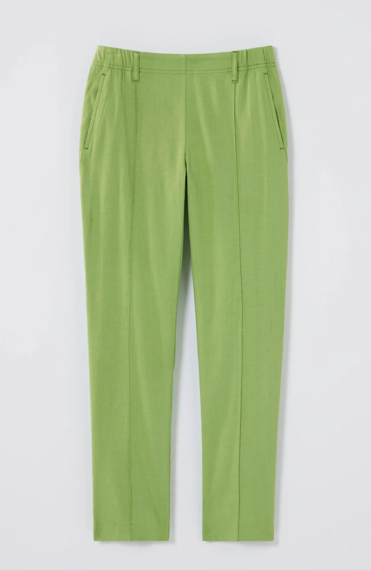 J.Jill Pintucked Linen-Stretch Slim-Leg Pants Flash Sale