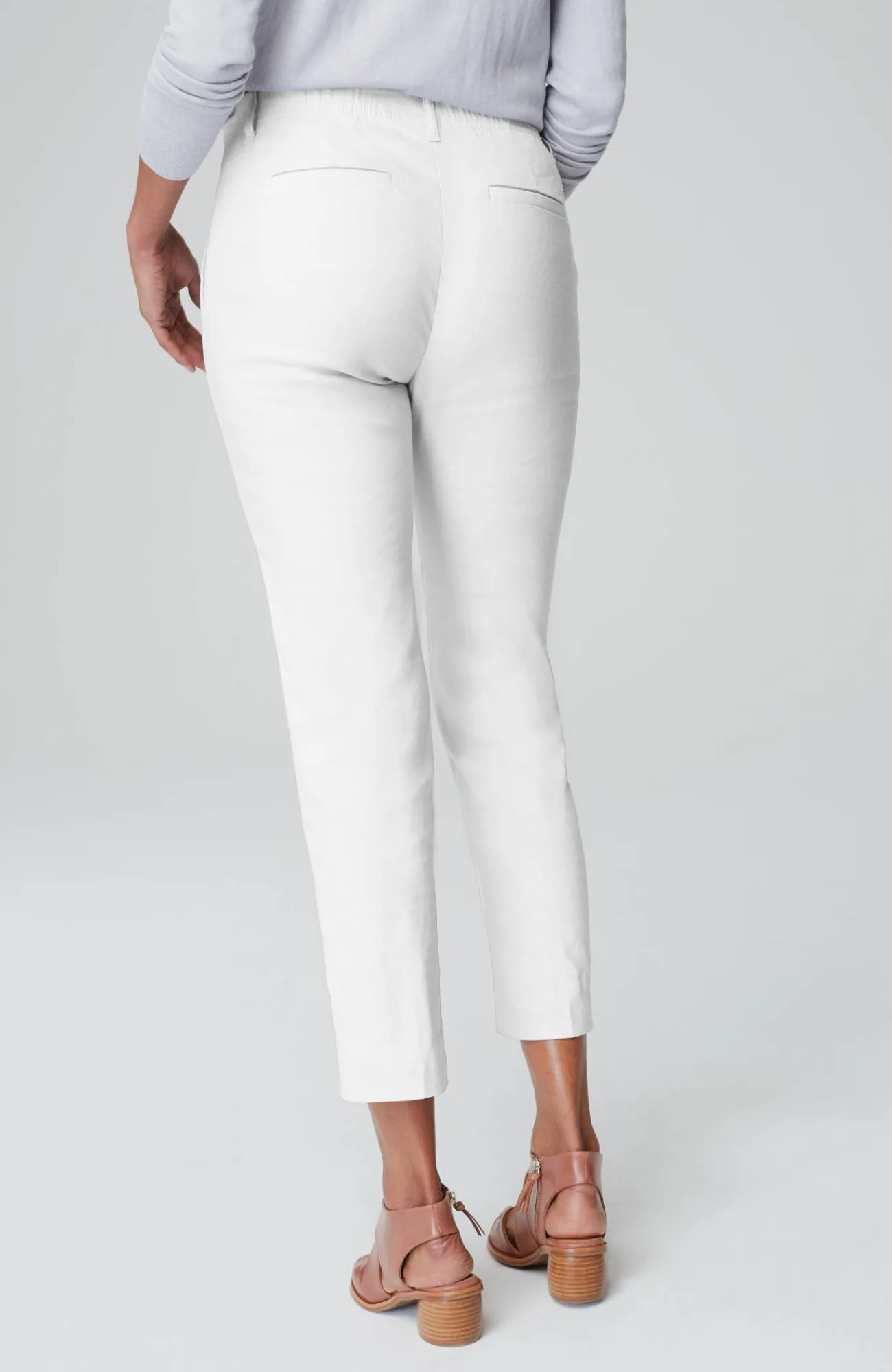 J.Jill Pintucked Linen-Stretch Slim-Leg Pants Flash Sale