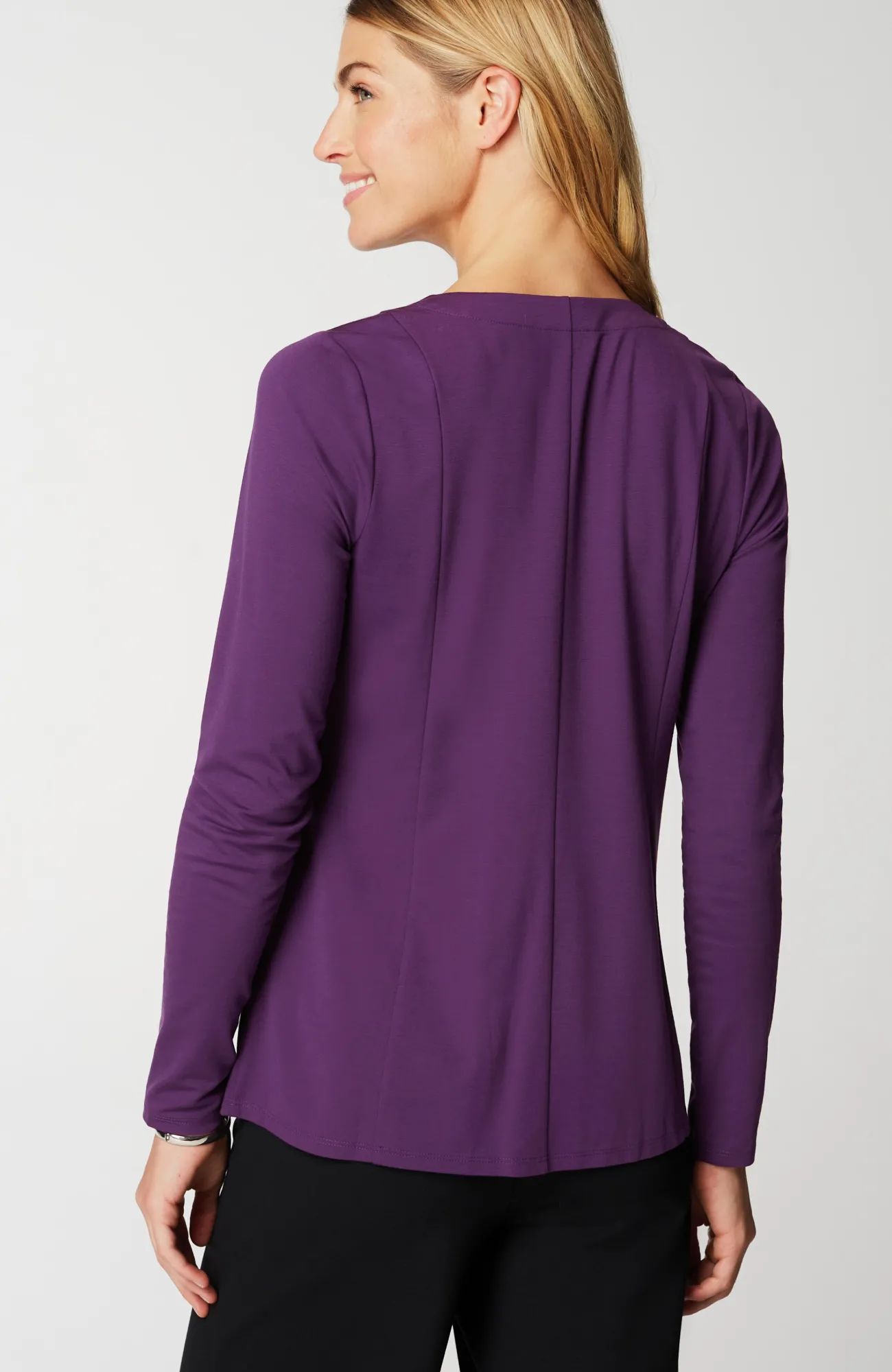 J.Jill Ponte V-Neck Top Discount