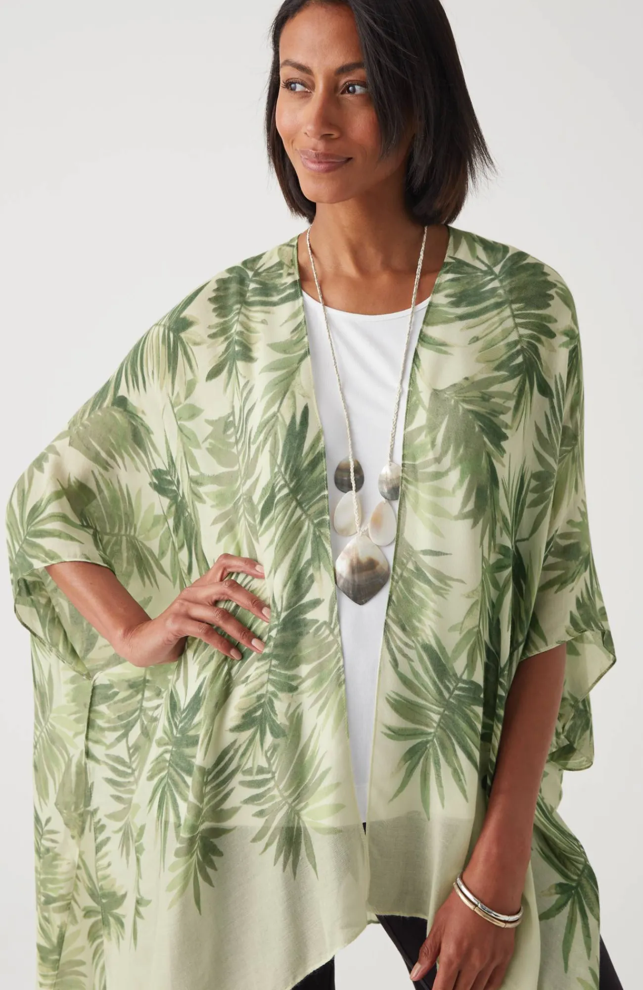 J.Jill Printed Textured Ruana Online