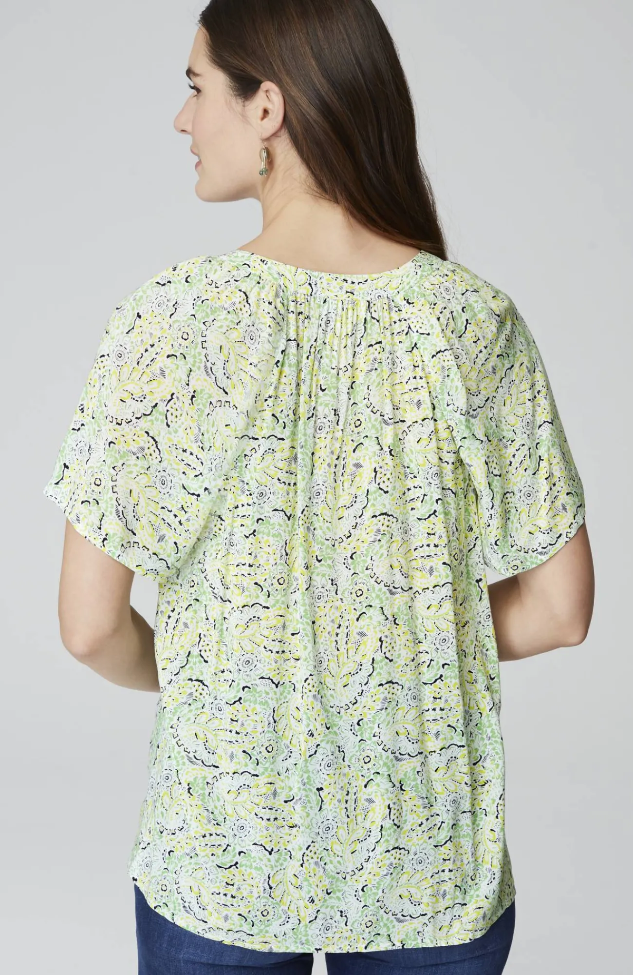J.Jill Printed Voile Top Flash Sale