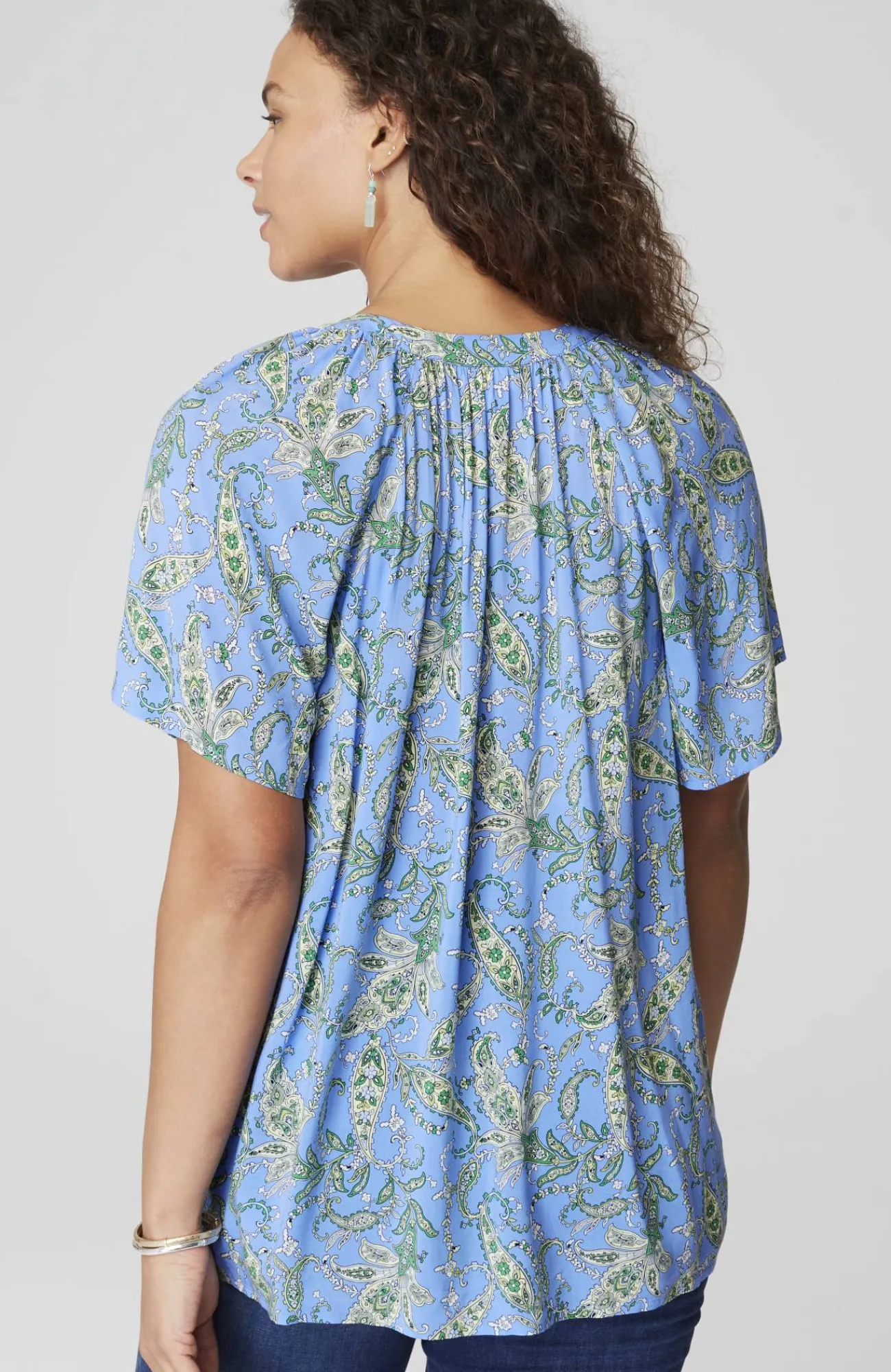 J.Jill Printed Voile Top Flash Sale