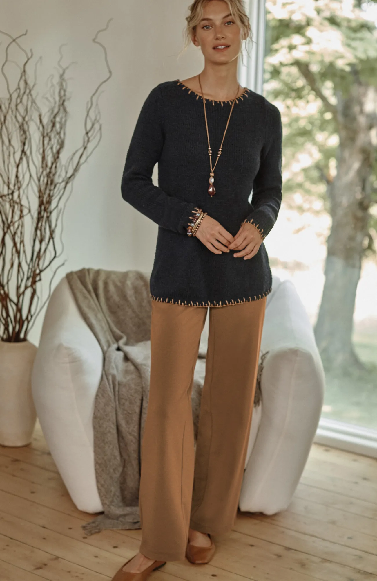 J.Jill Pure Jill Affinity Pull-On Wide-Leg Pants Clearance