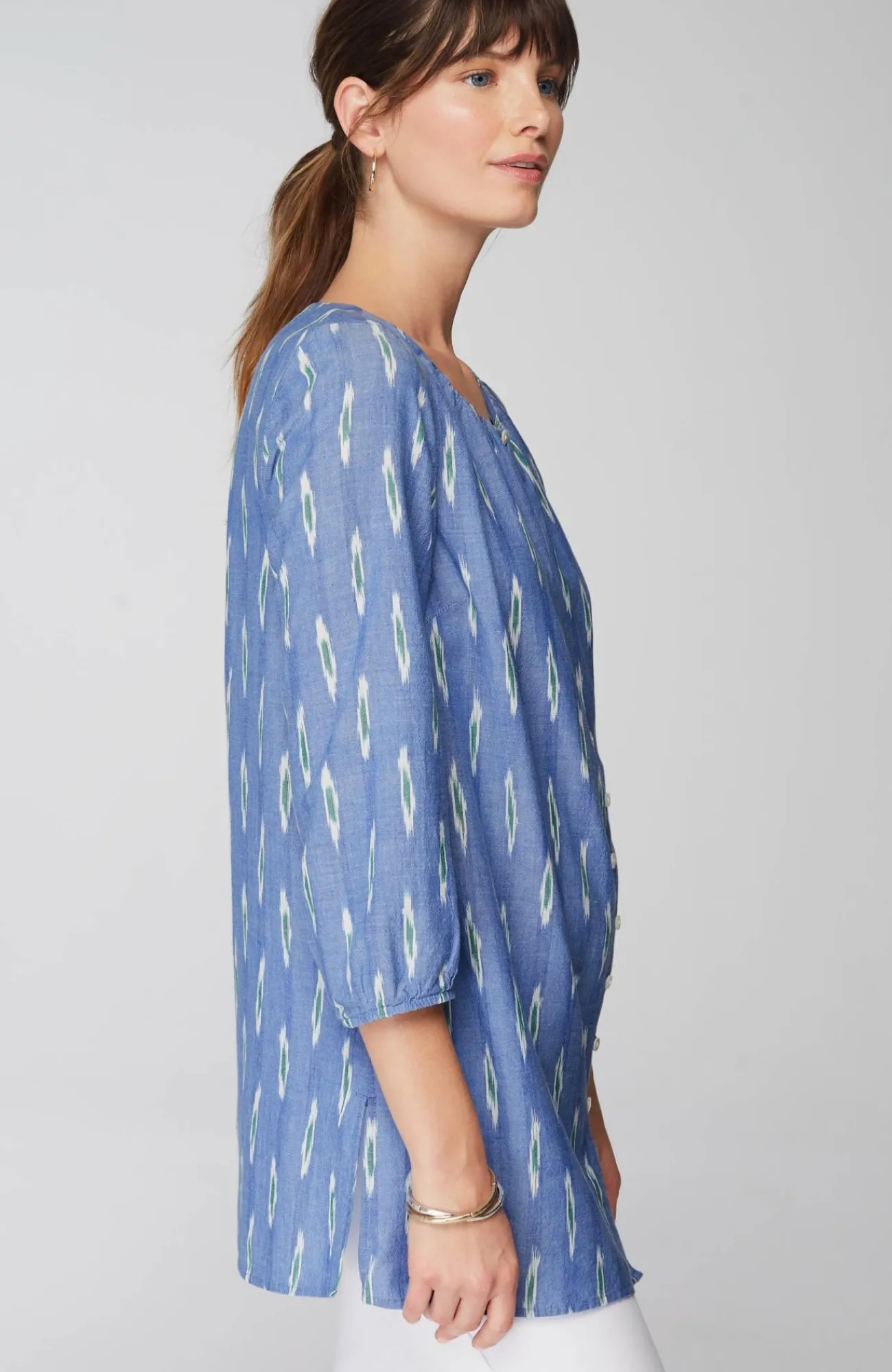 J.Jill Pure Jill Button-Front Tunic Shop