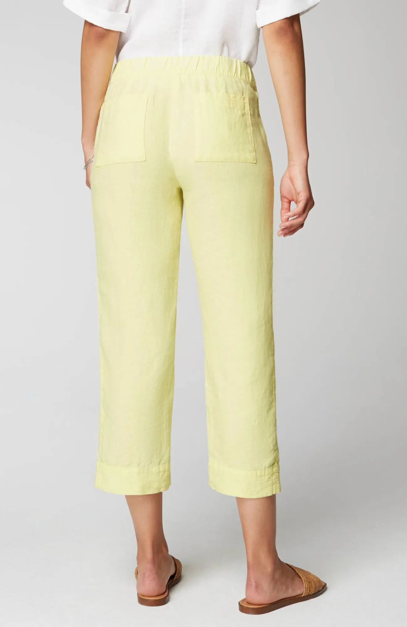 J.Jill Pure Jill Linen Trapunto-Stitched Pants Best Sale