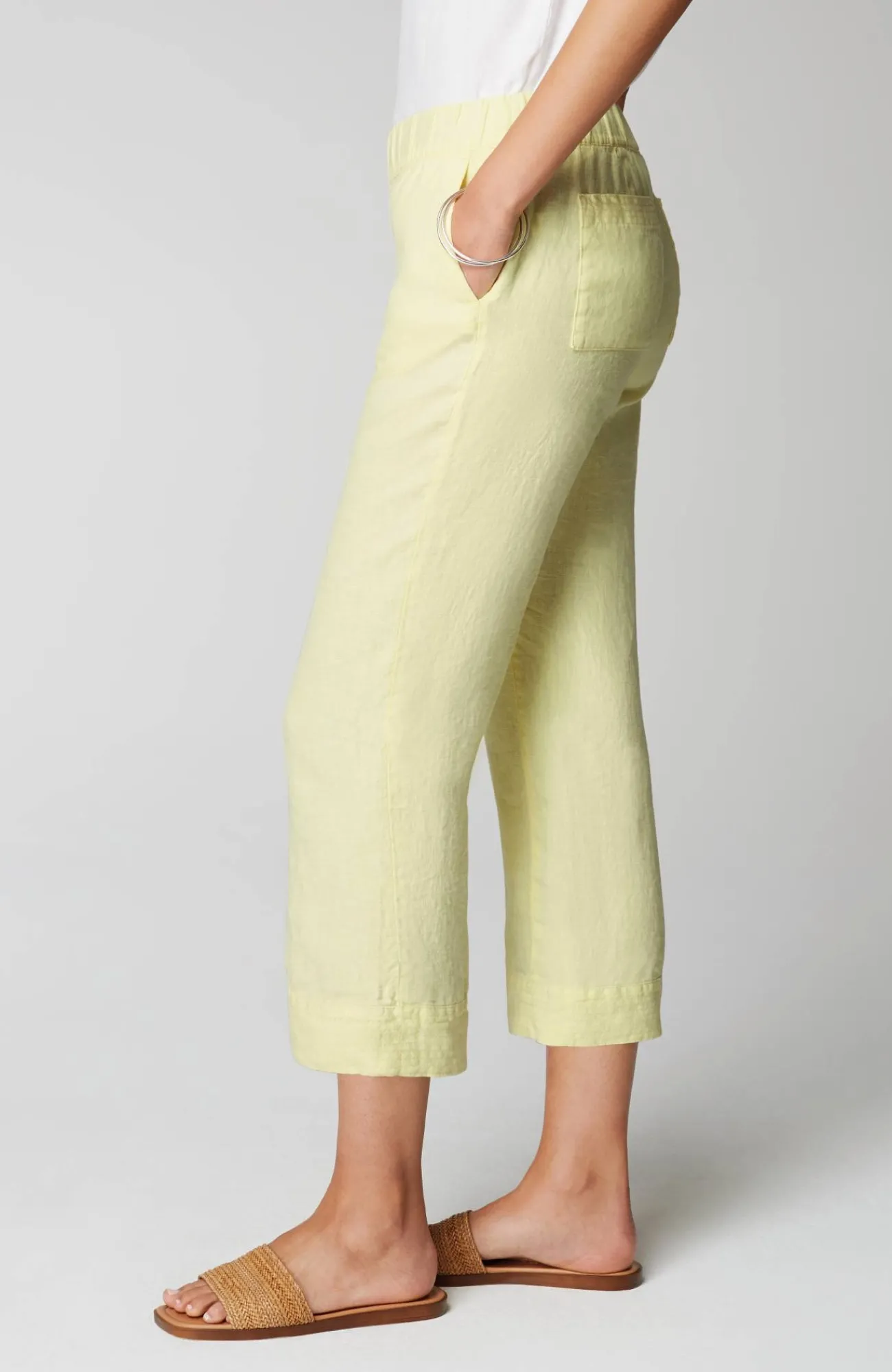 J.Jill Pure Jill Linen Trapunto-Stitched Pants Best Sale