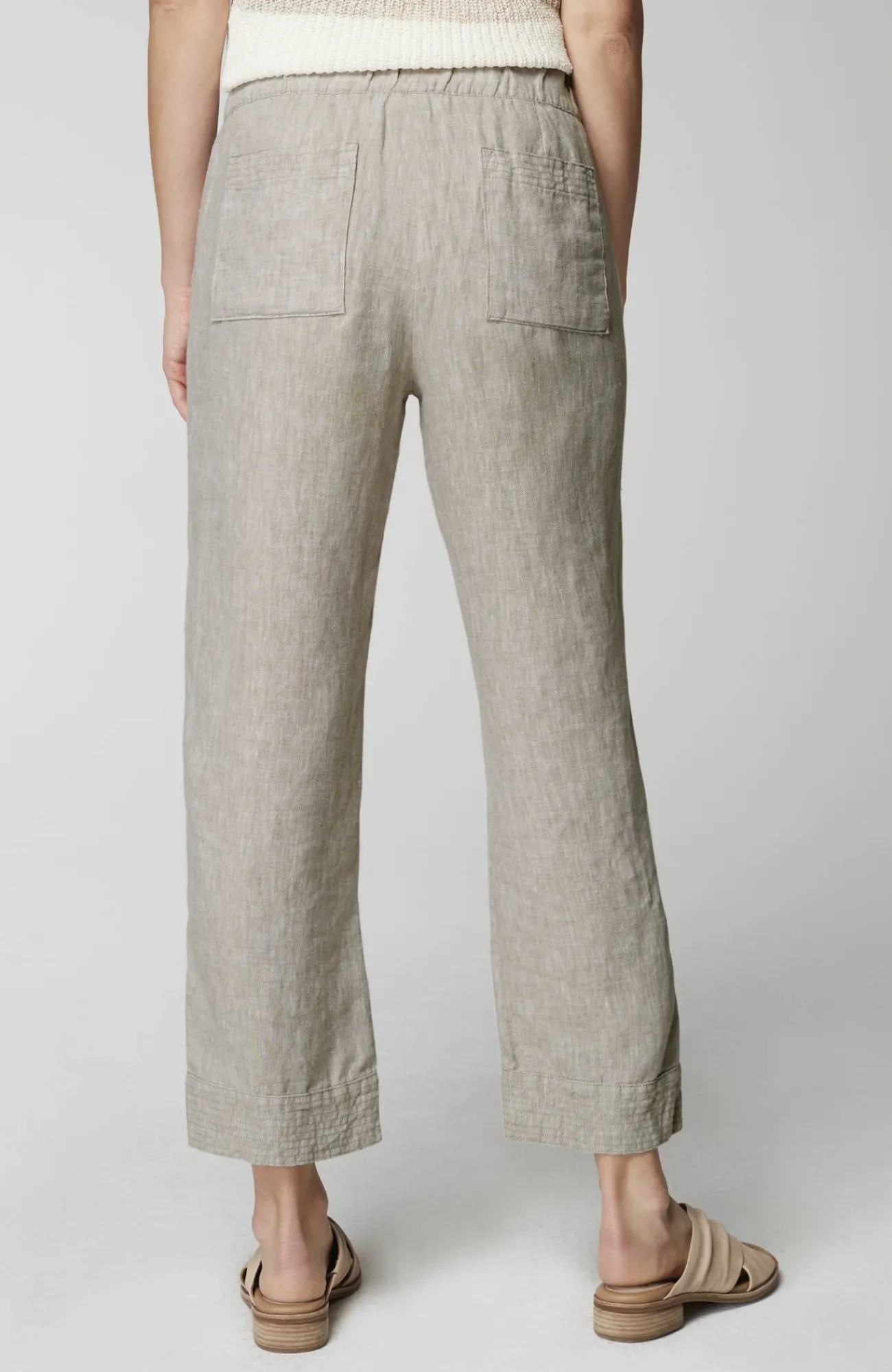 J.Jill Pure Jill Linen Trapunto-Stitched Pants Best Sale
