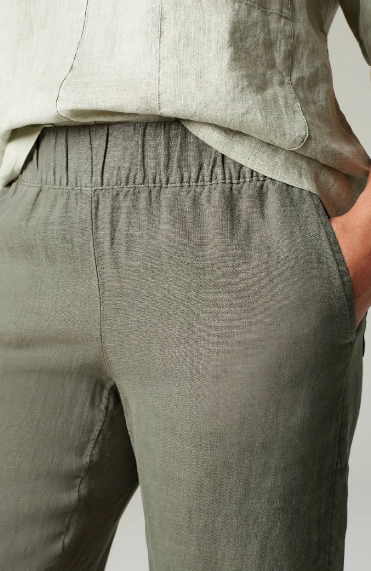J.Jill Pure Jill Linen Trapunto-Stitched Pants Best Sale
