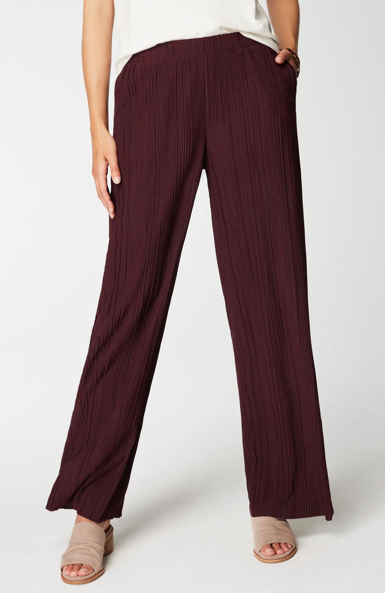J.Jill Pure Jill Pleated Wide-Leg Pants New