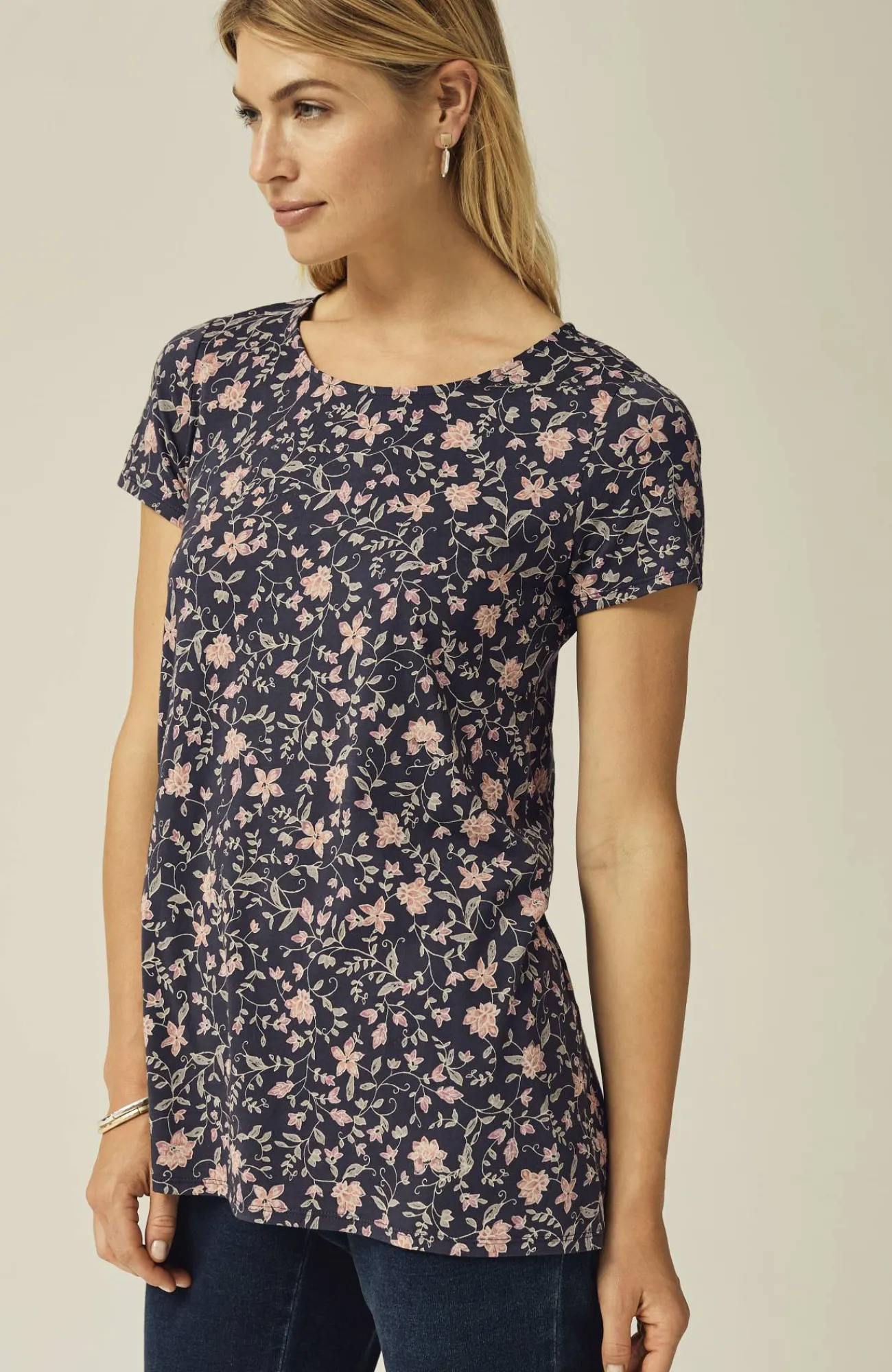 J.Jill Pure Jill Scoop-Neck Elliptical Tee Cheap