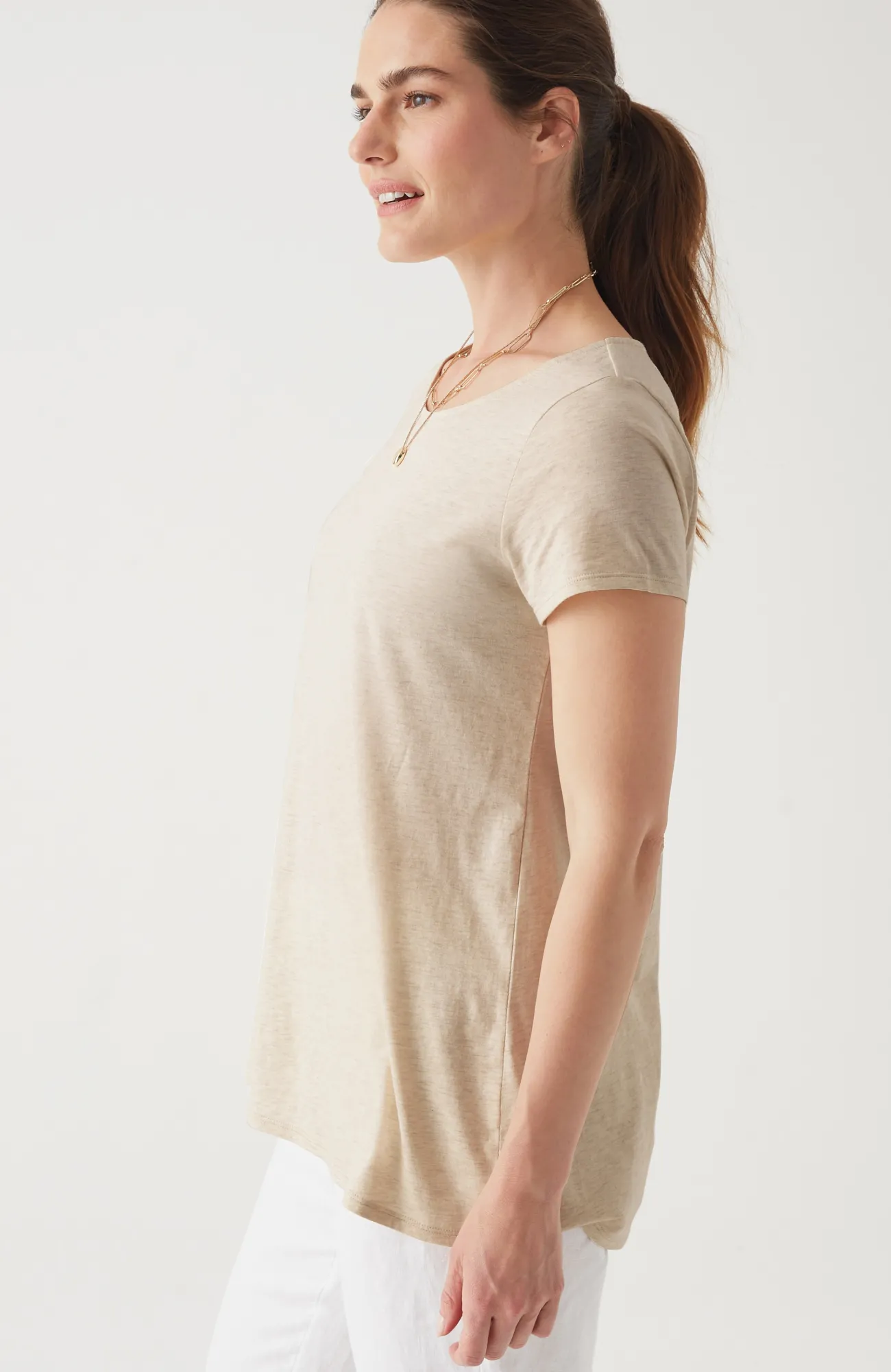 J.Jill Pure Jill Scoop-Neck Elliptical Tee Cheap
